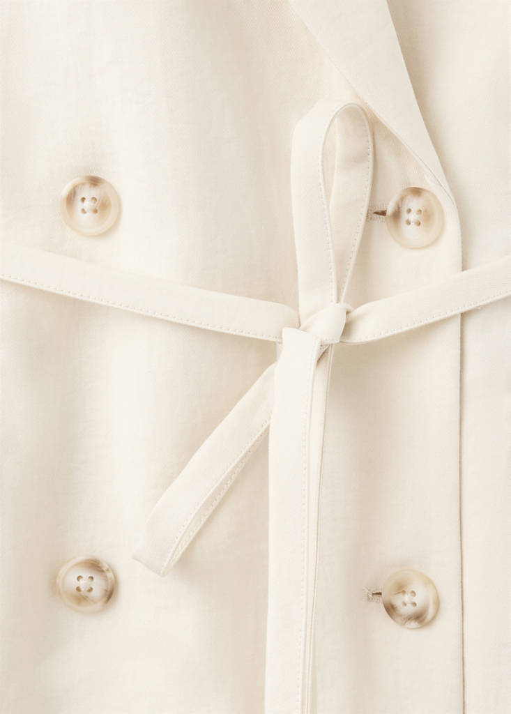Double-breasted belted dress - thumbnail 7