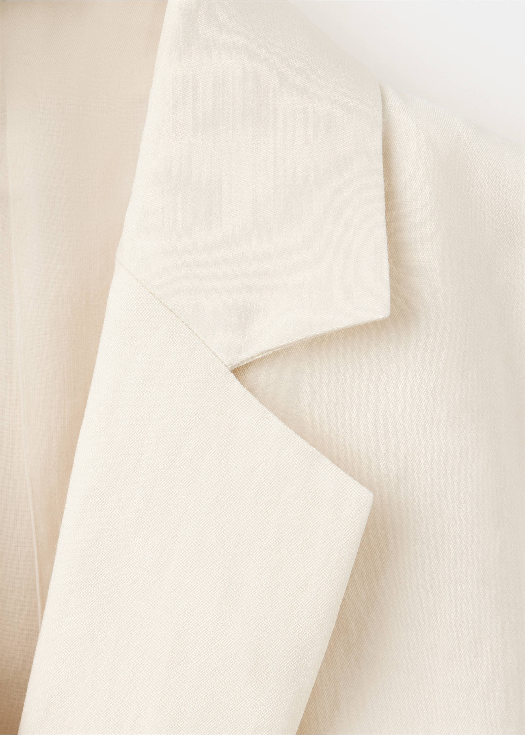 Short wrap dress - Details of the article 0, Ecru. Ref: 37023860-00.