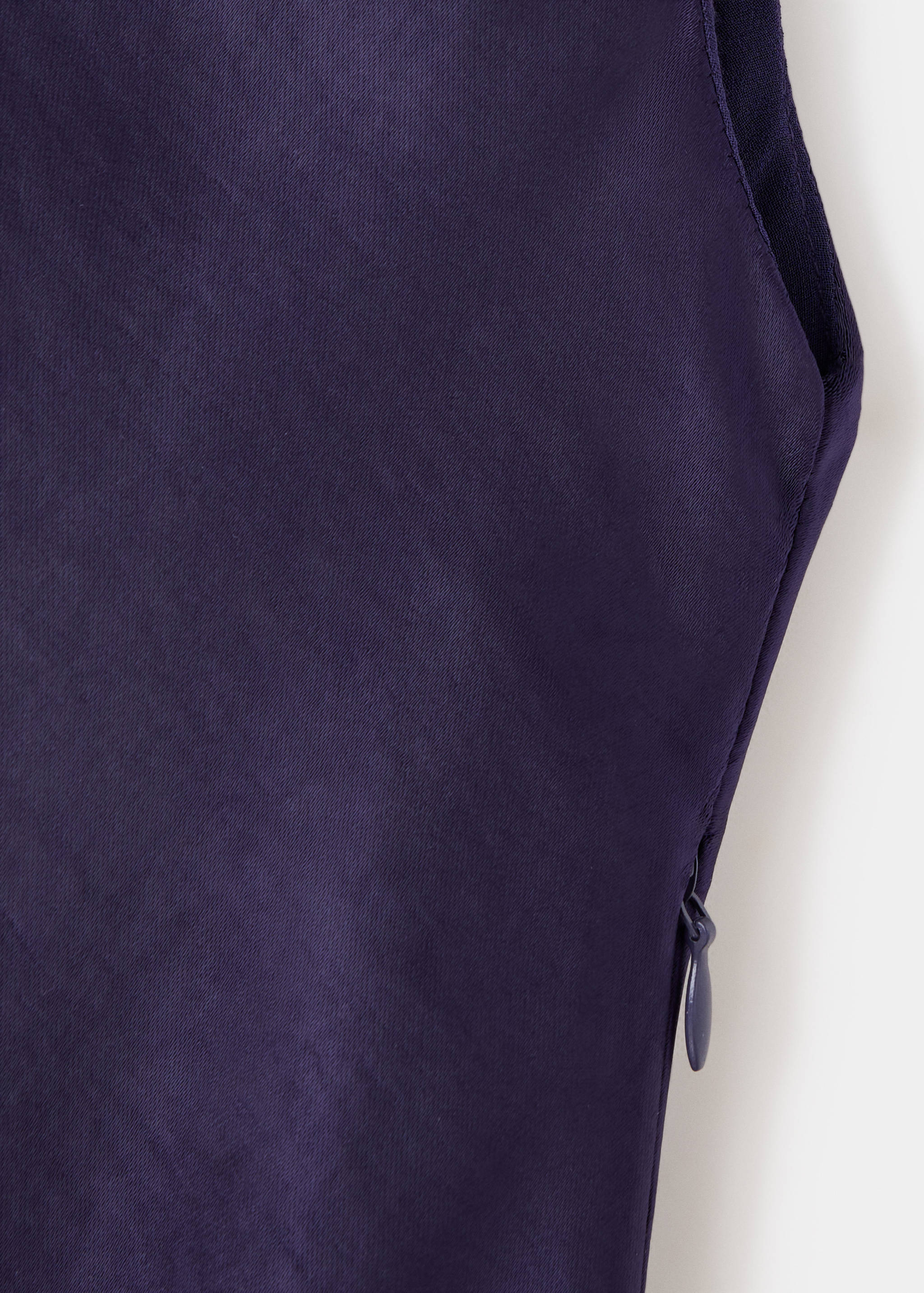 Satin midi dress - Details of the article 8