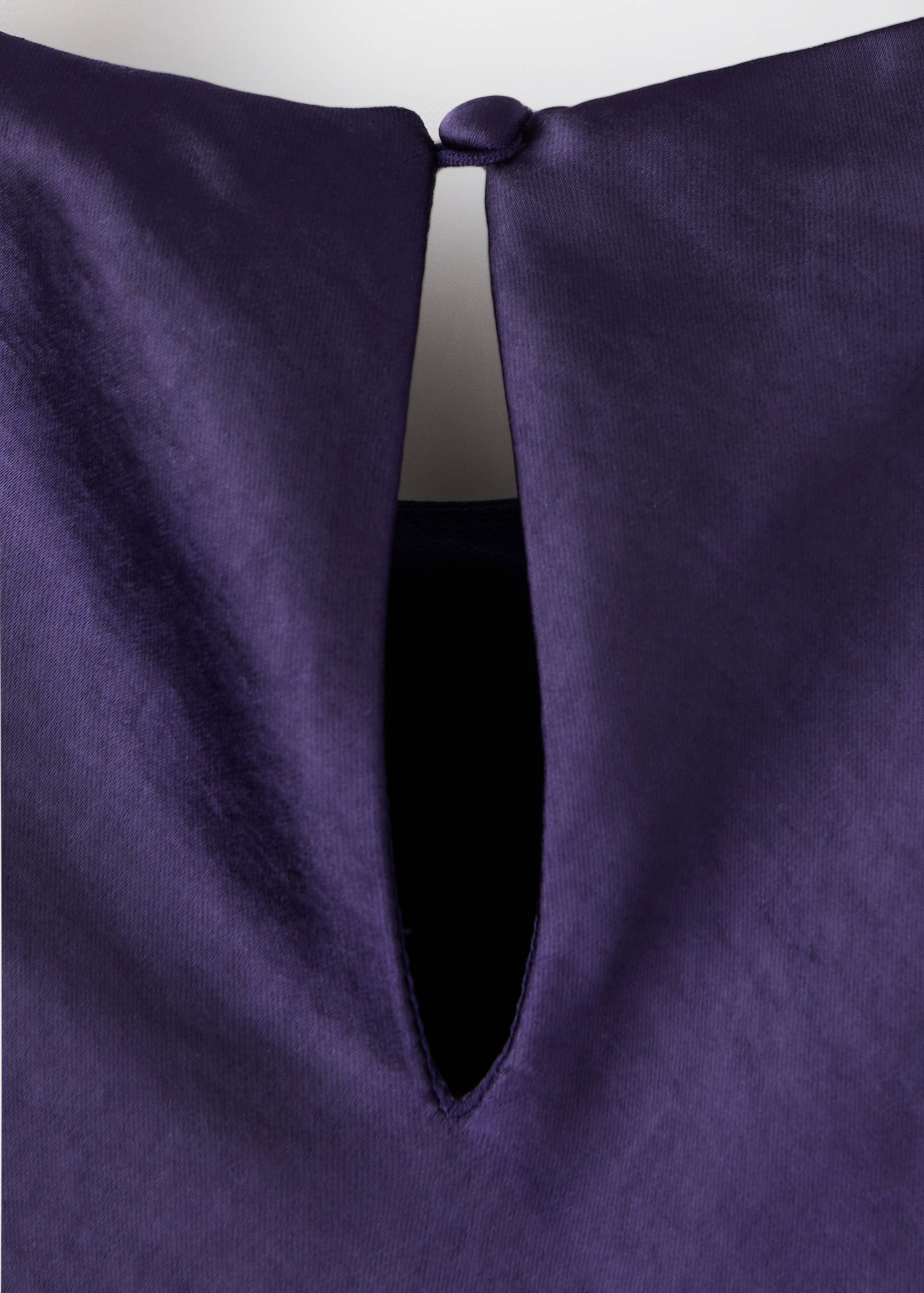 Satin midi dress - Details of the article 0