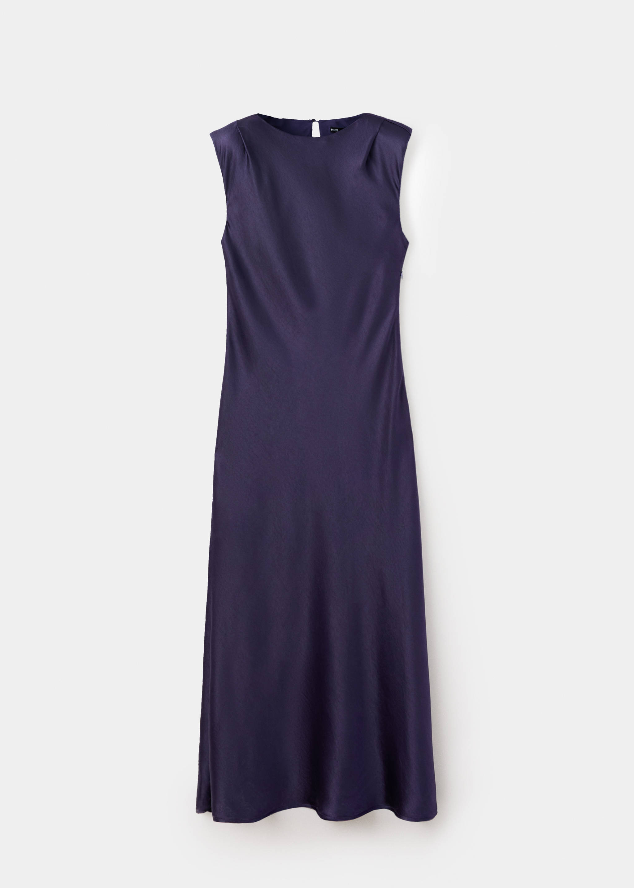 Satin midi dress - Article without model