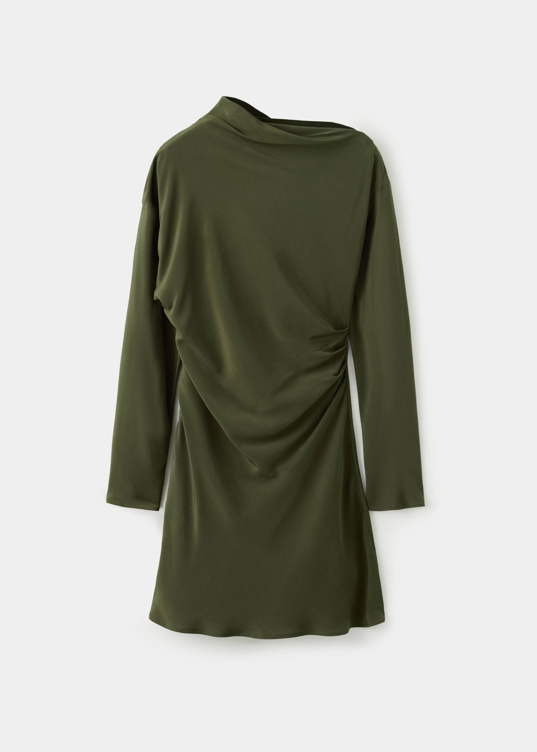 Robe à manches longues froncées - Article sans modèle