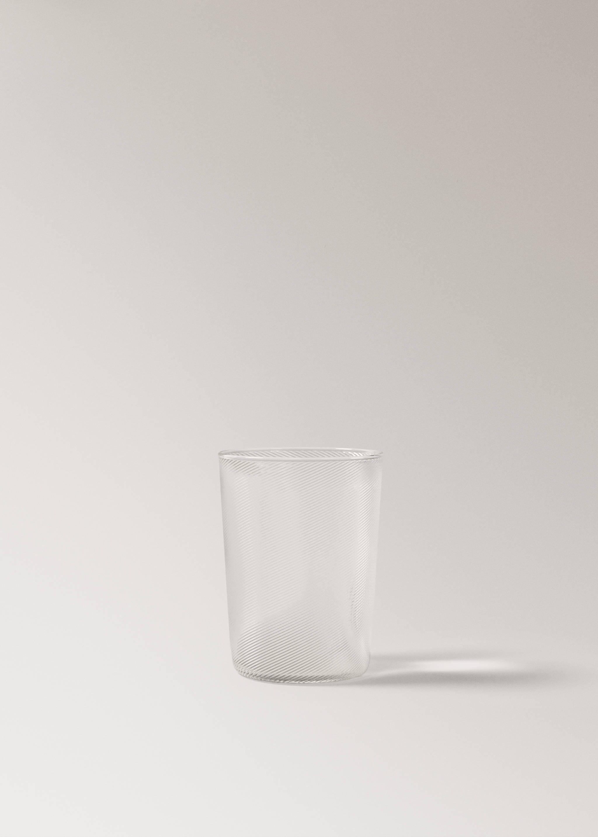 Textured glass vase - Article without model
