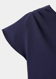 Long jumpsuit with asymmetrical sleeves — Blue 6