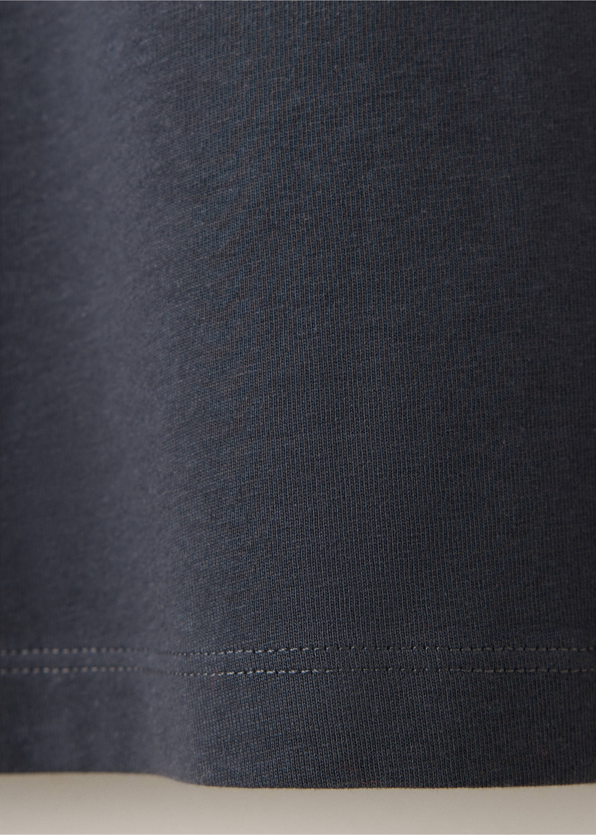 T-shirt coton détail imprimé - Détail de l'article 0, Gris anthracite. Ref: 37023877-00.