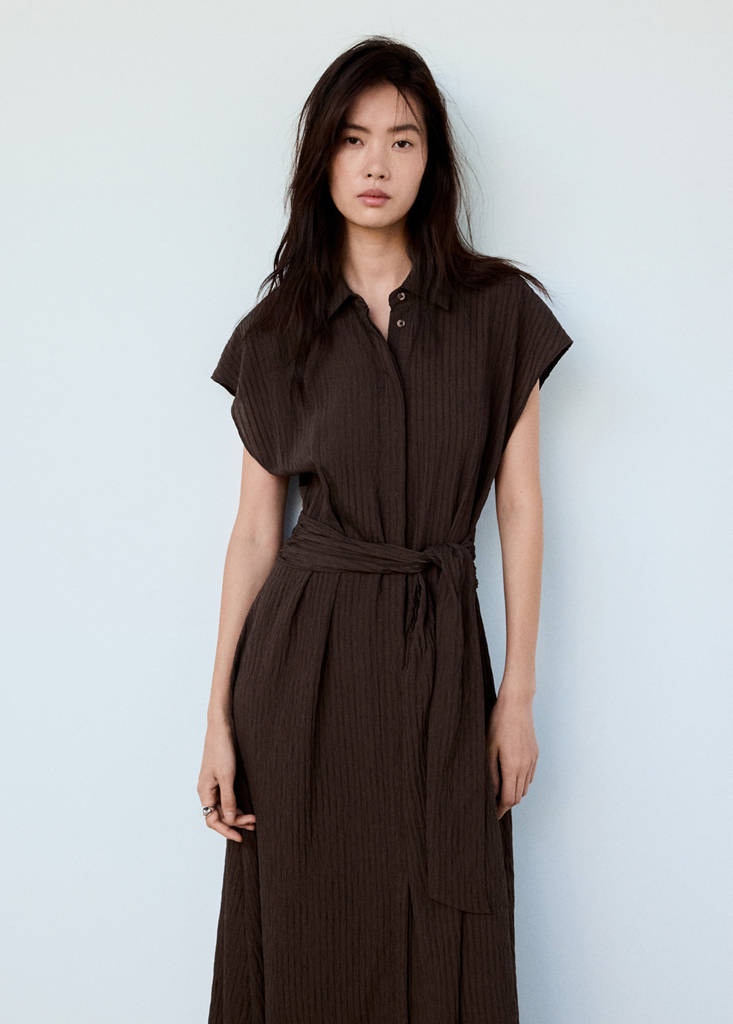Belt shirt dress - thumbnail 2