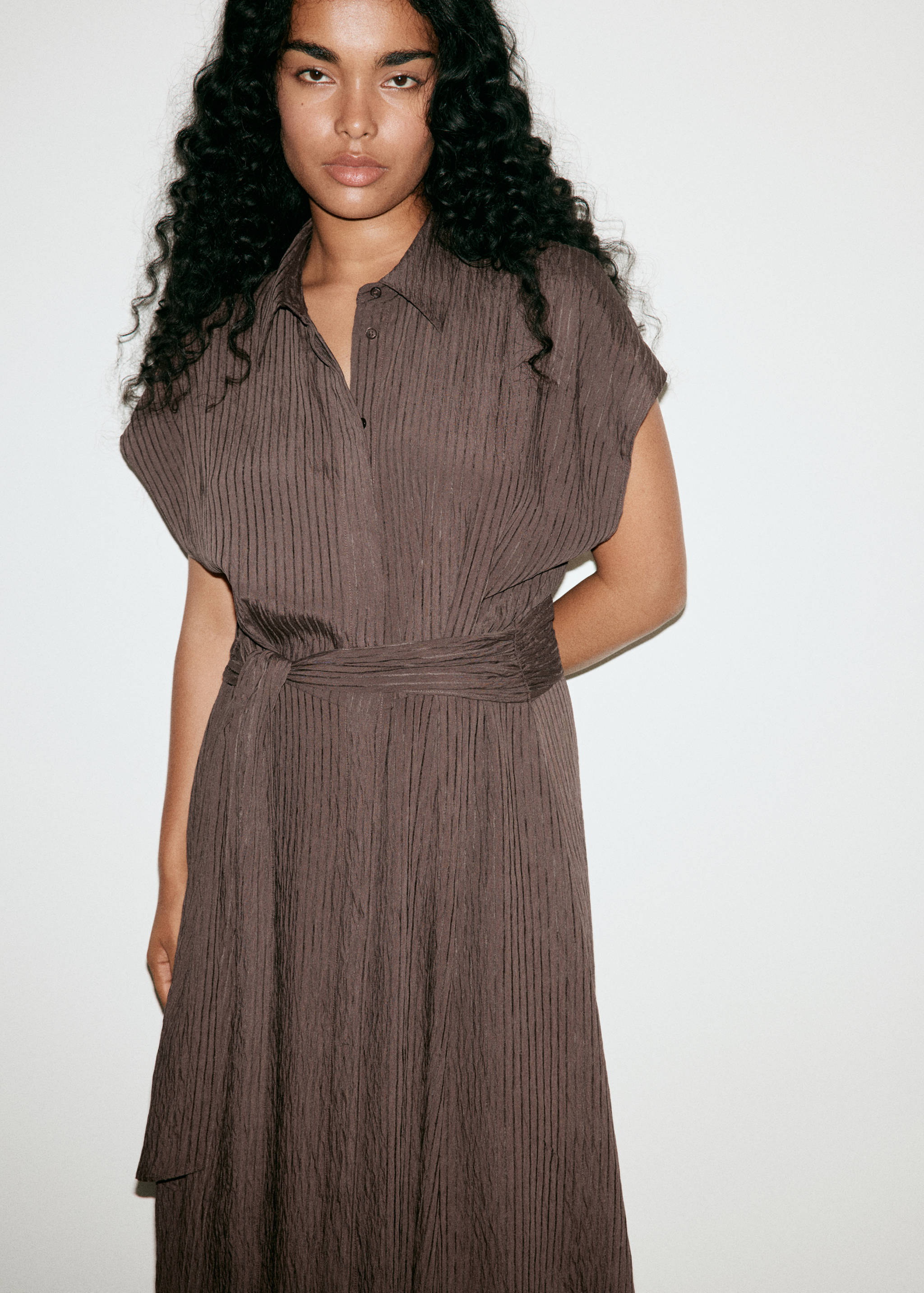 Belt shirt dress - Details of the article 6