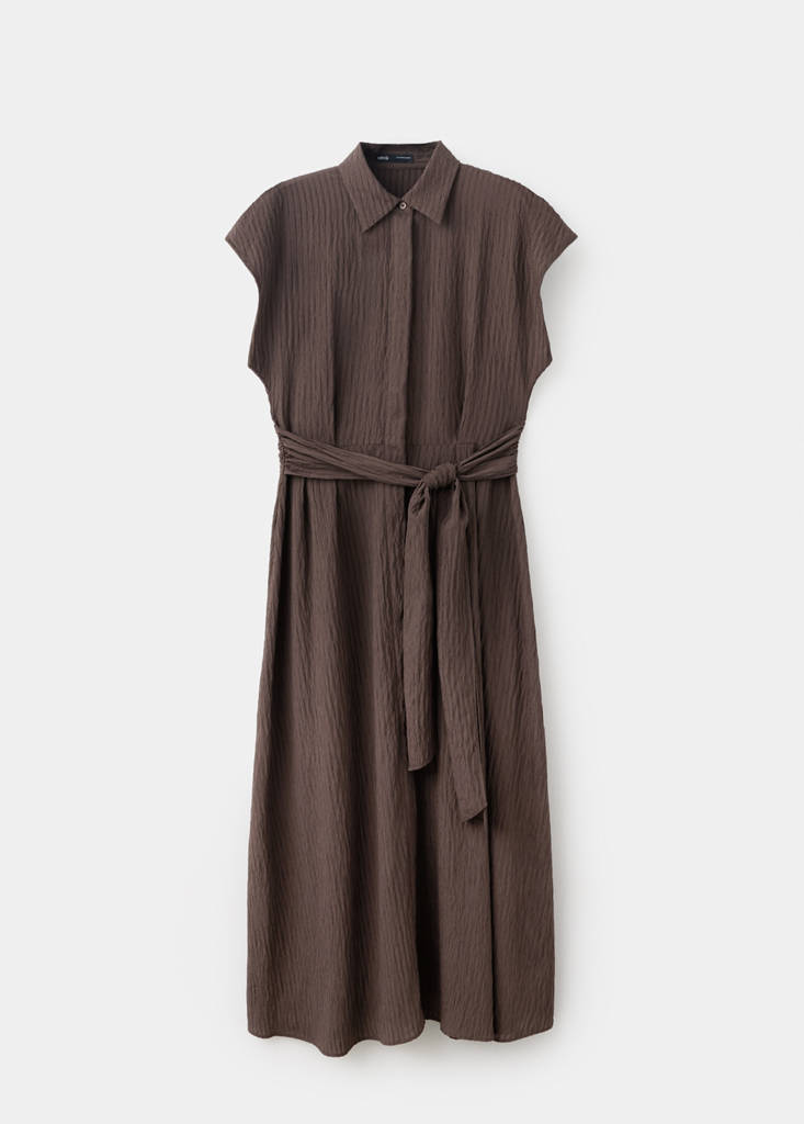 Belt shirt dress - thumbnail 4