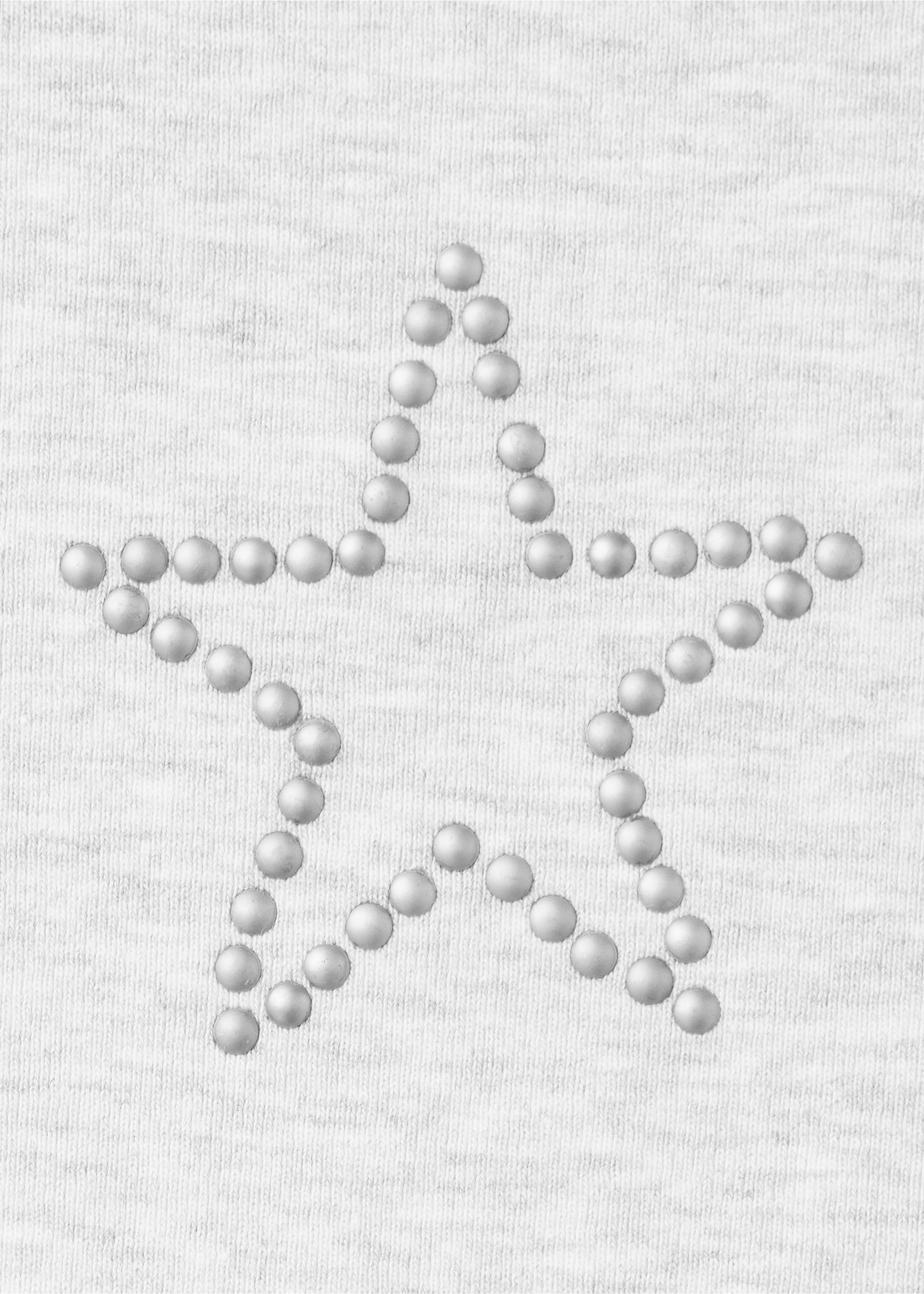 T-shirt en coton à dessin - Détail de l'article 8, Gris chiné clair. Ref: 37023879-00.