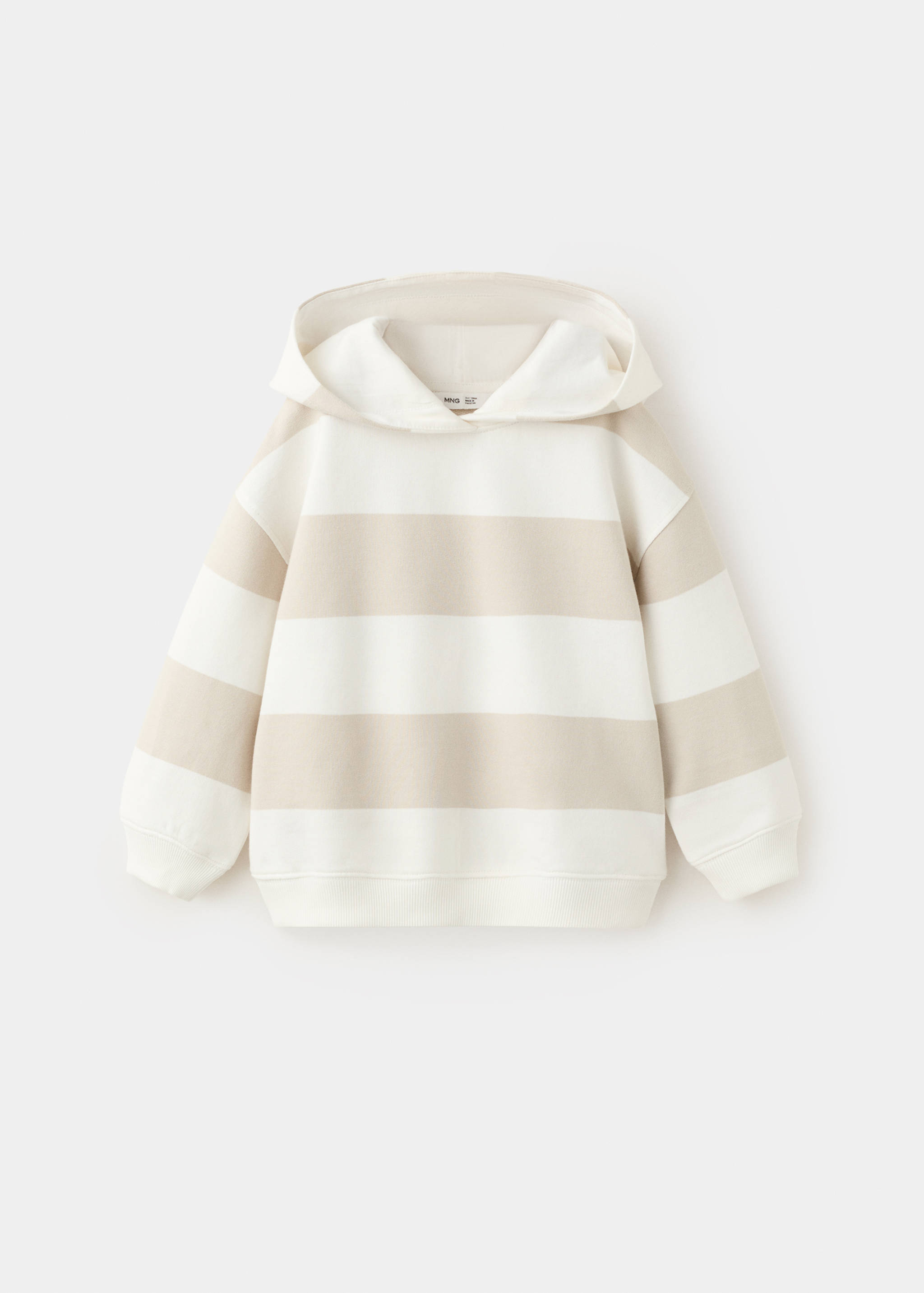 100% cotton striped sweatshirt - Article without model