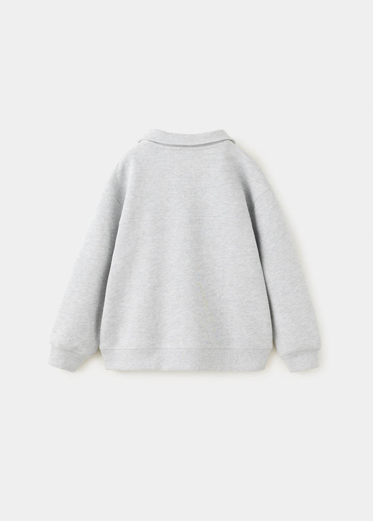 Relaxed-fit sweatshirt — Light Heather Grey