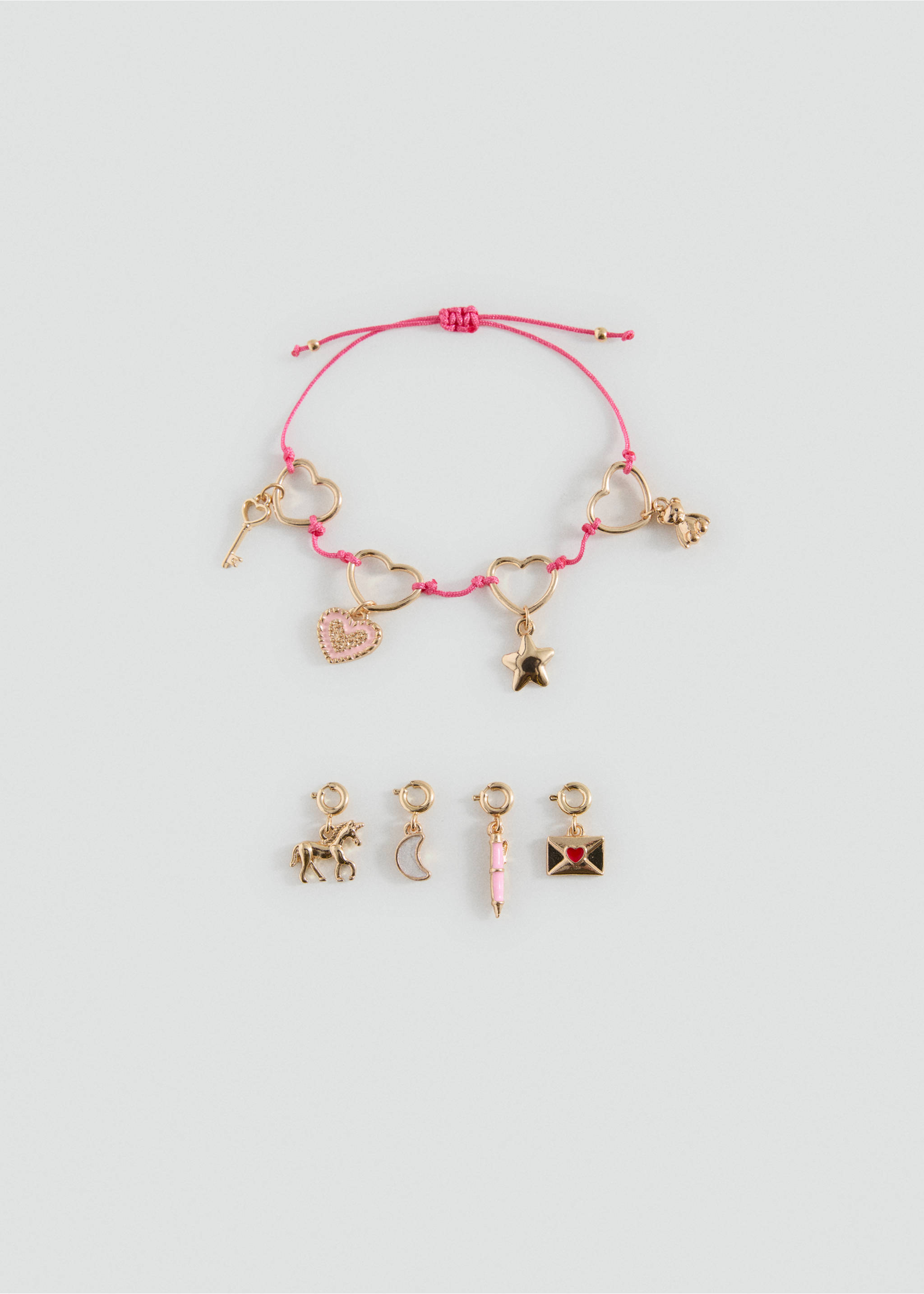 Interchangeable charms bracelet - Article without model, Gold. Ref: 37023884-00.