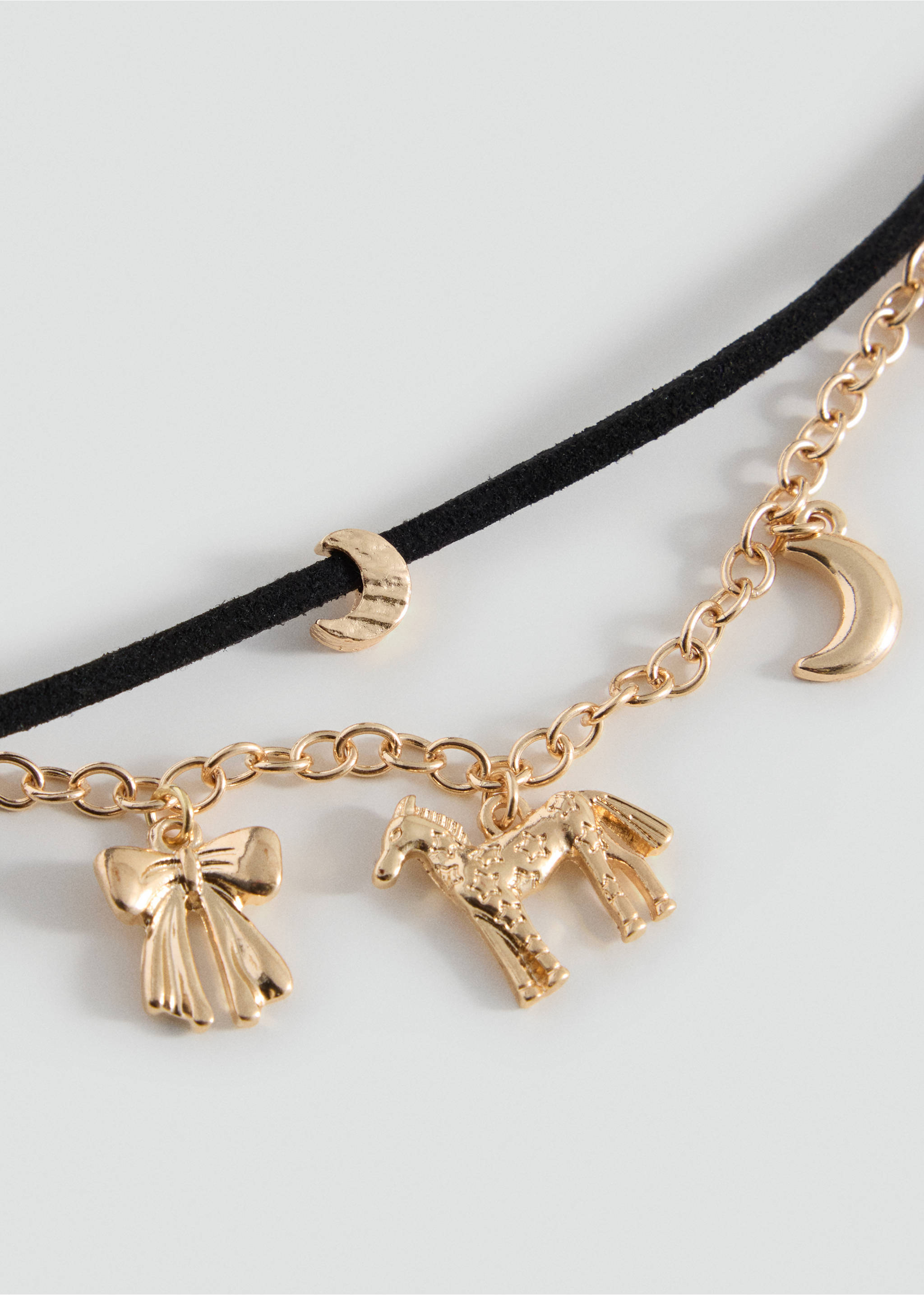Pack of 2 combined bracelets - Medium plane, Gold. Ref: 37023885-00.