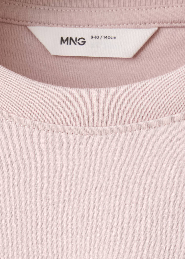 Printed cotton-blend t-shirt — Pink
