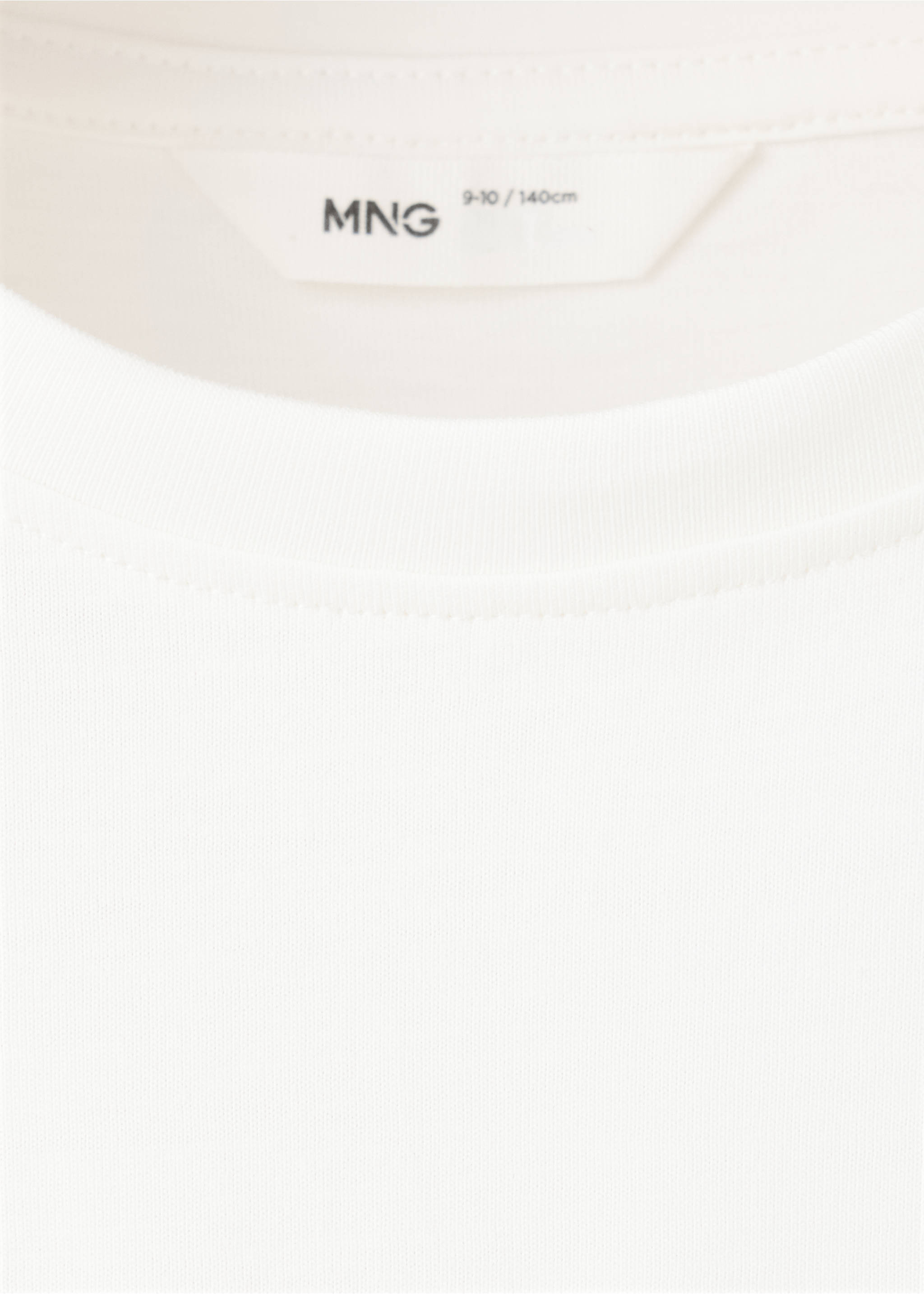 100% cotton t-shirt with drawing - Details of the article 0, Off White. Ref: 37023888-00.