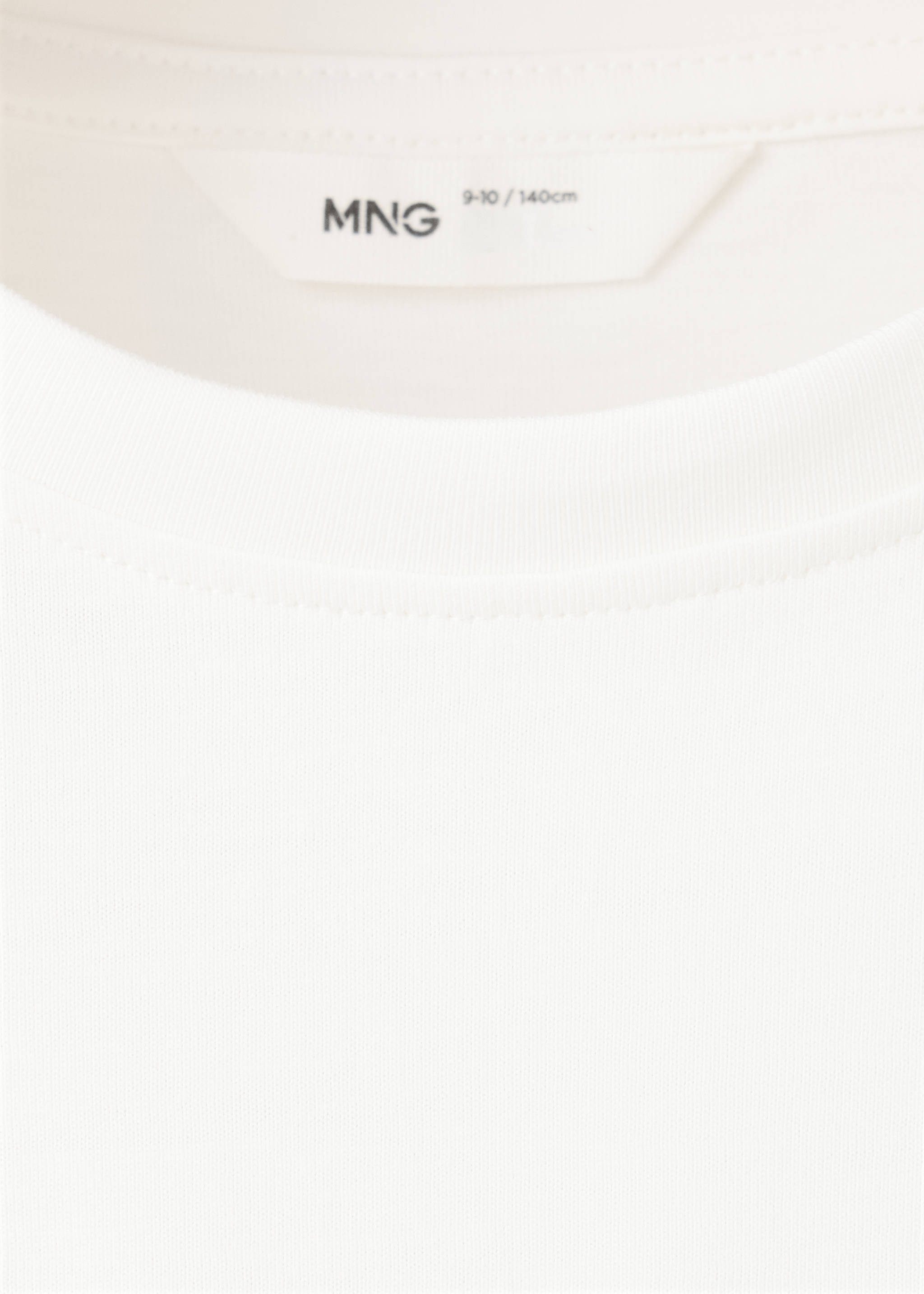 Cotton T-shirt with print detail - Details of the article 0