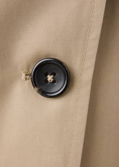 Short trench coat — Beige 6