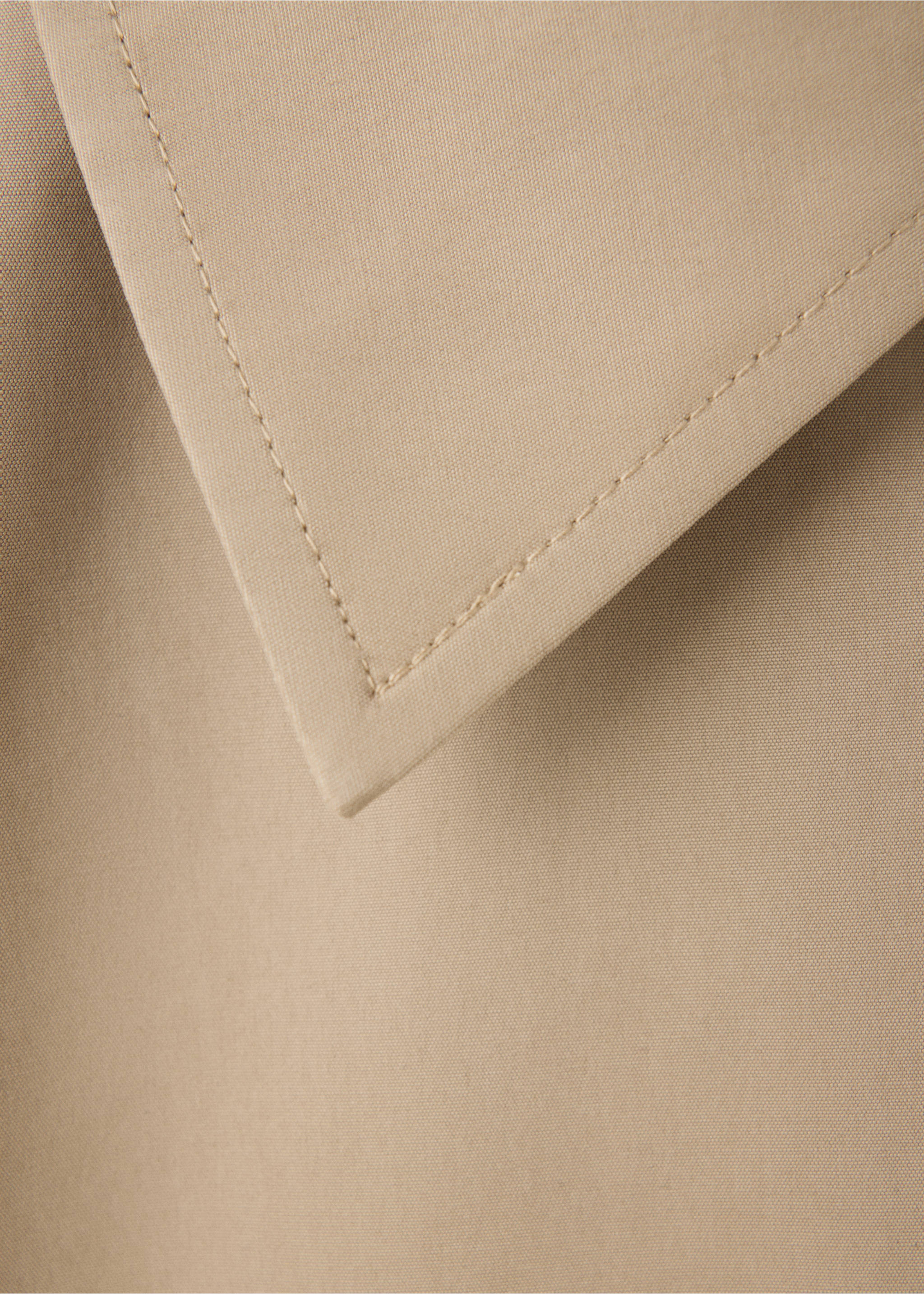 Trench court croisé - Détail de l'article 0, Beige. Ref: 37024069-00.
