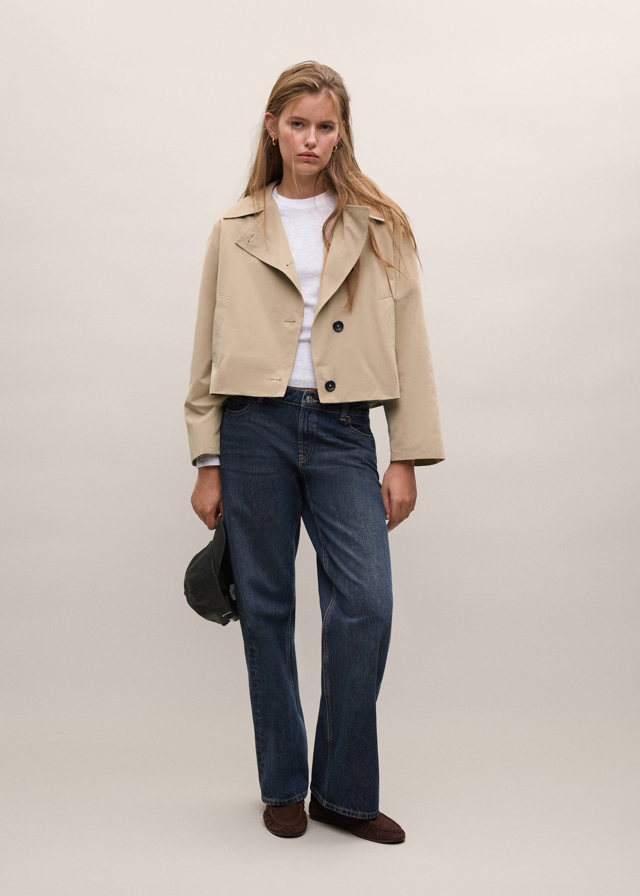 Short trench coat - General plane