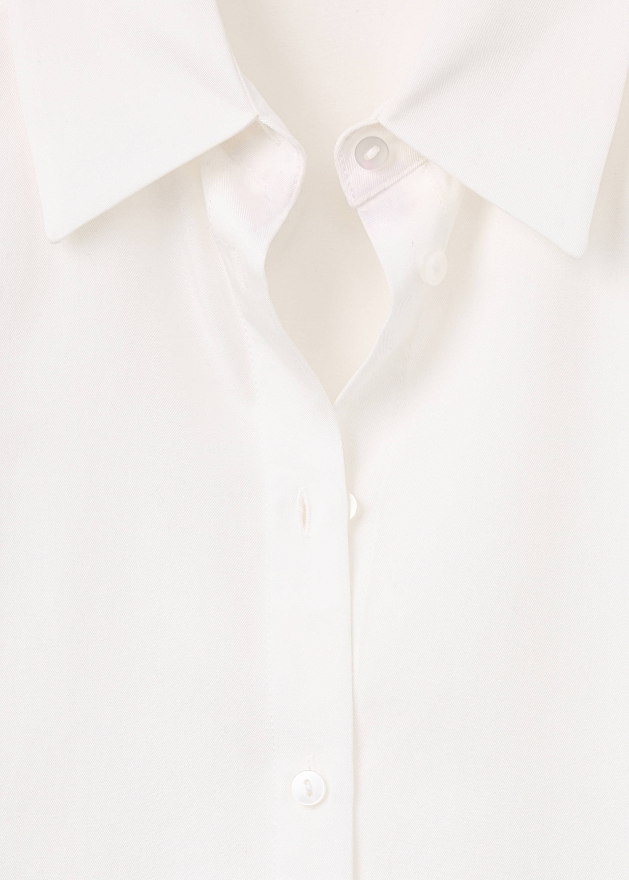 Straight lyocell shirt - Details of the article 8