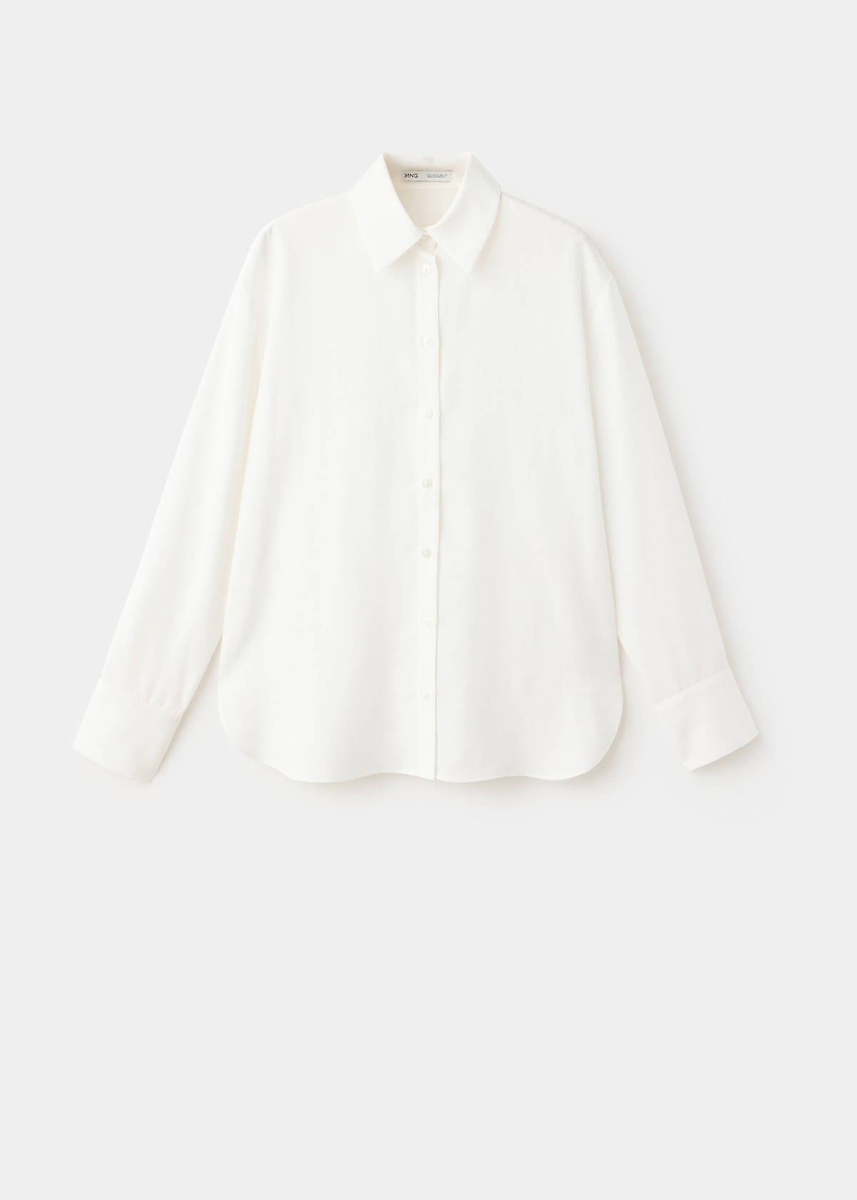Straight lyocell shirt — Off White