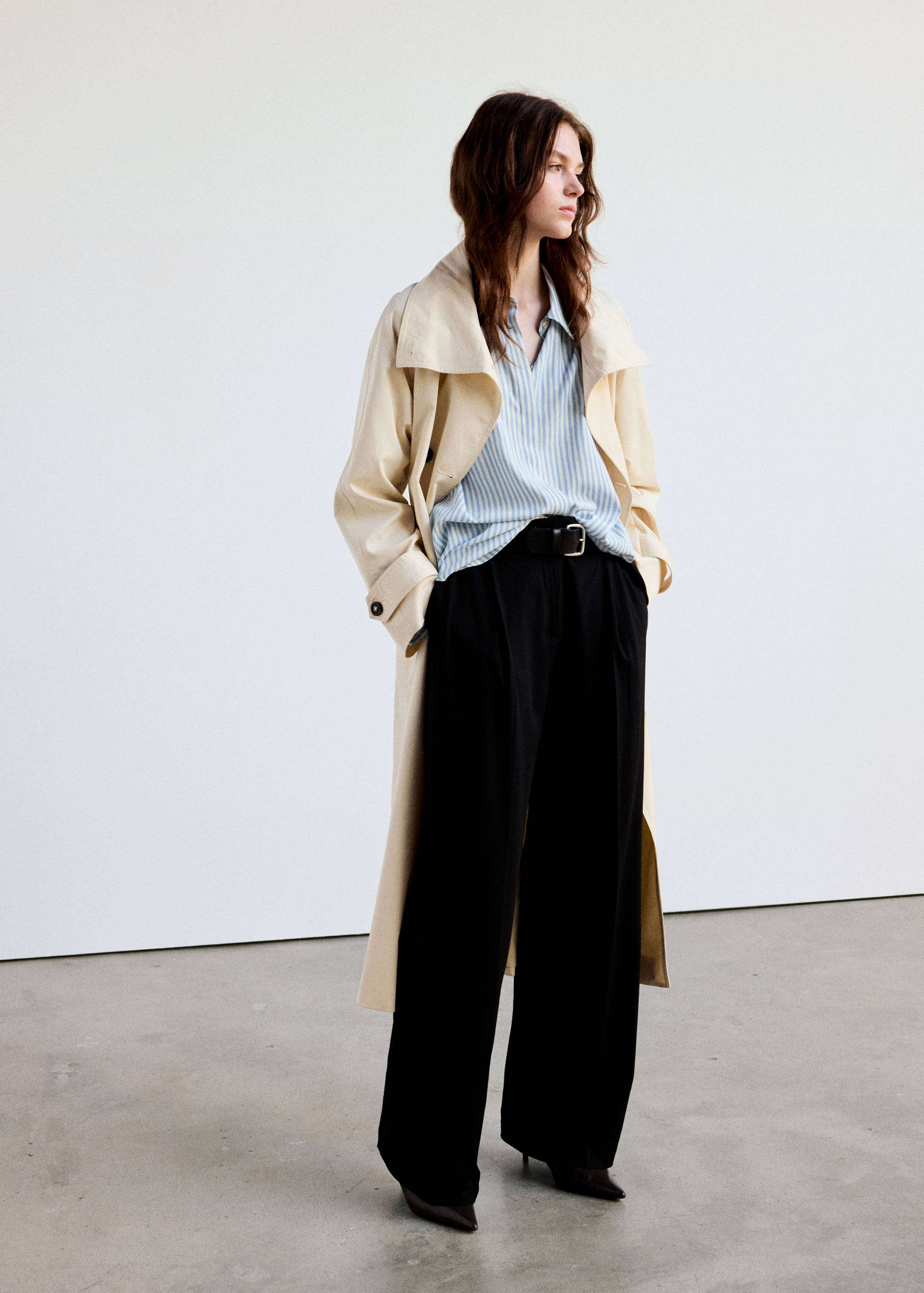 Printed straight shirt - General plane