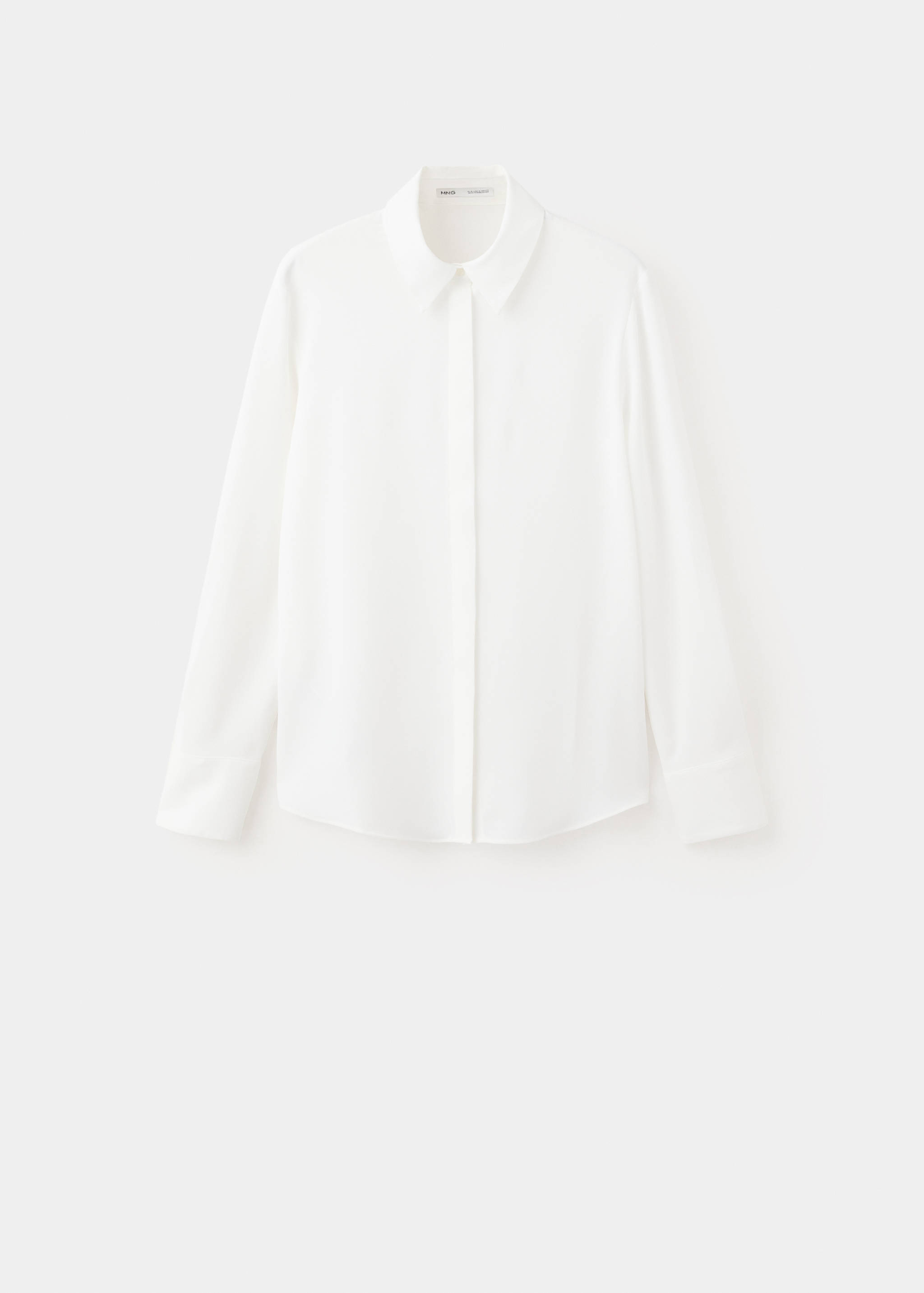 Fluid long-sleeved blouse - Article without model