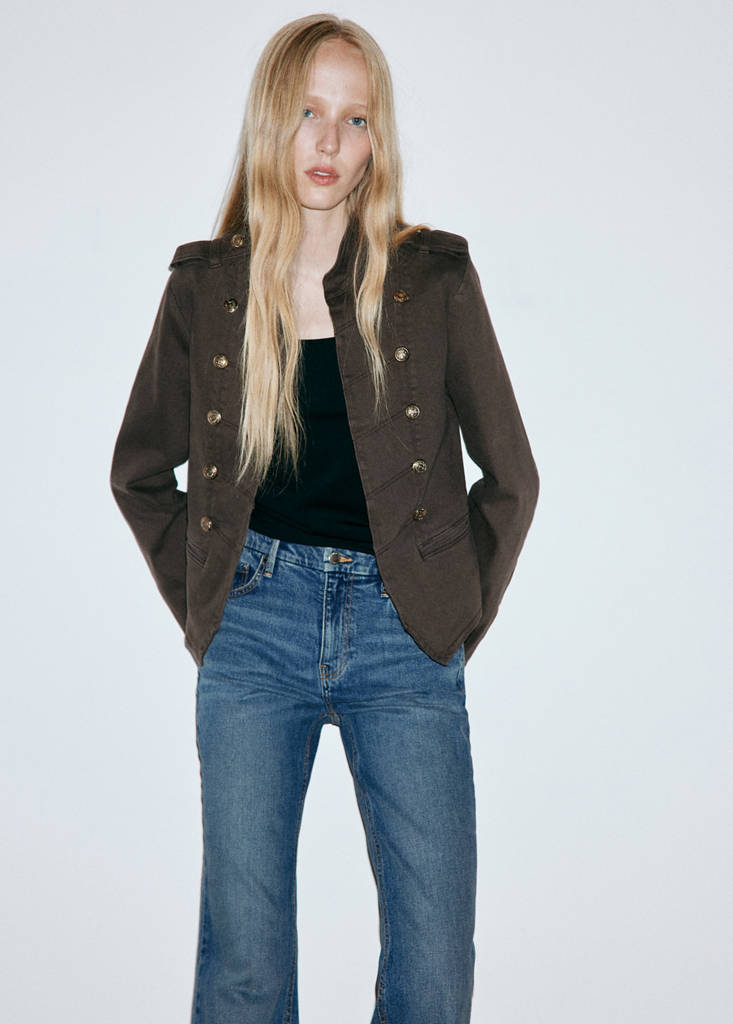 High waist flare jeans — Medium Blue