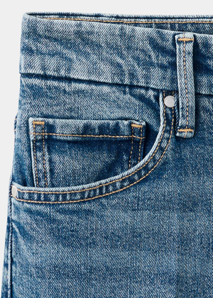 High waist flare jeans — Medium Blue