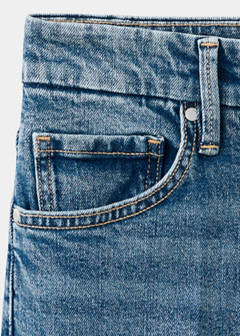 High-waist flared jeans — Medium Blue 11
