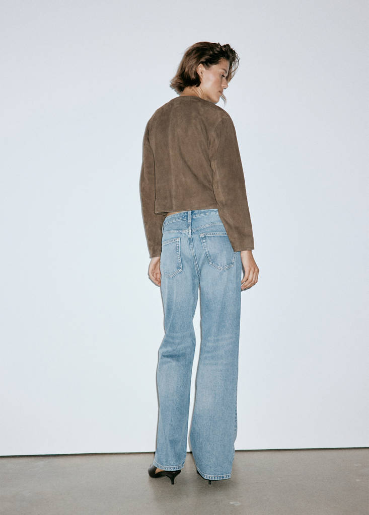 Miami medium-rise straight-fit jeans — Medium Blue