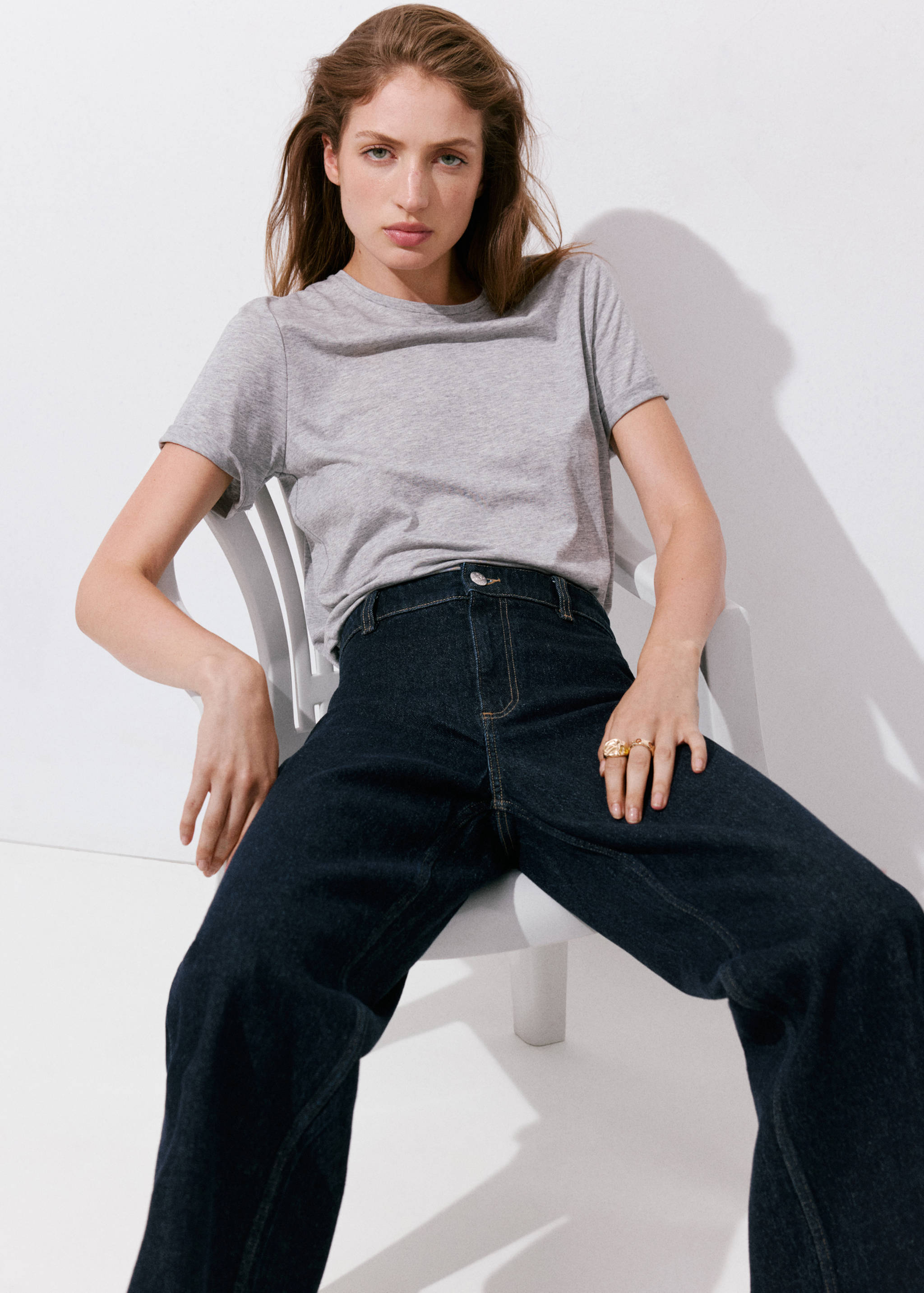 Jean style jupe-culotte Catherin taille haute - Détail de l'article 3