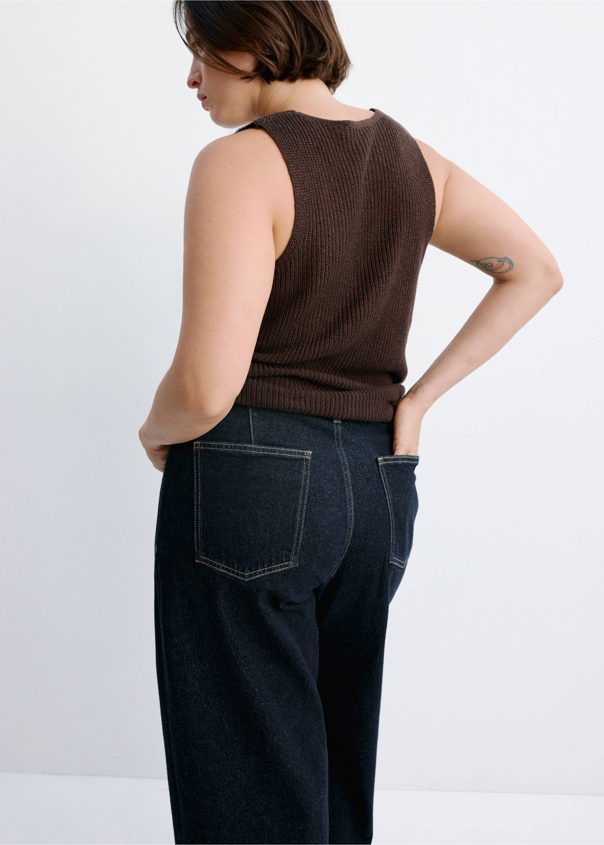 Jeans catherin - Details of the article 4, Open Blue. Ref: 37024081-00.