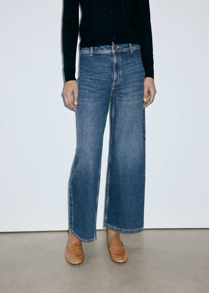 Catherin Culotte High-Rise Jeans