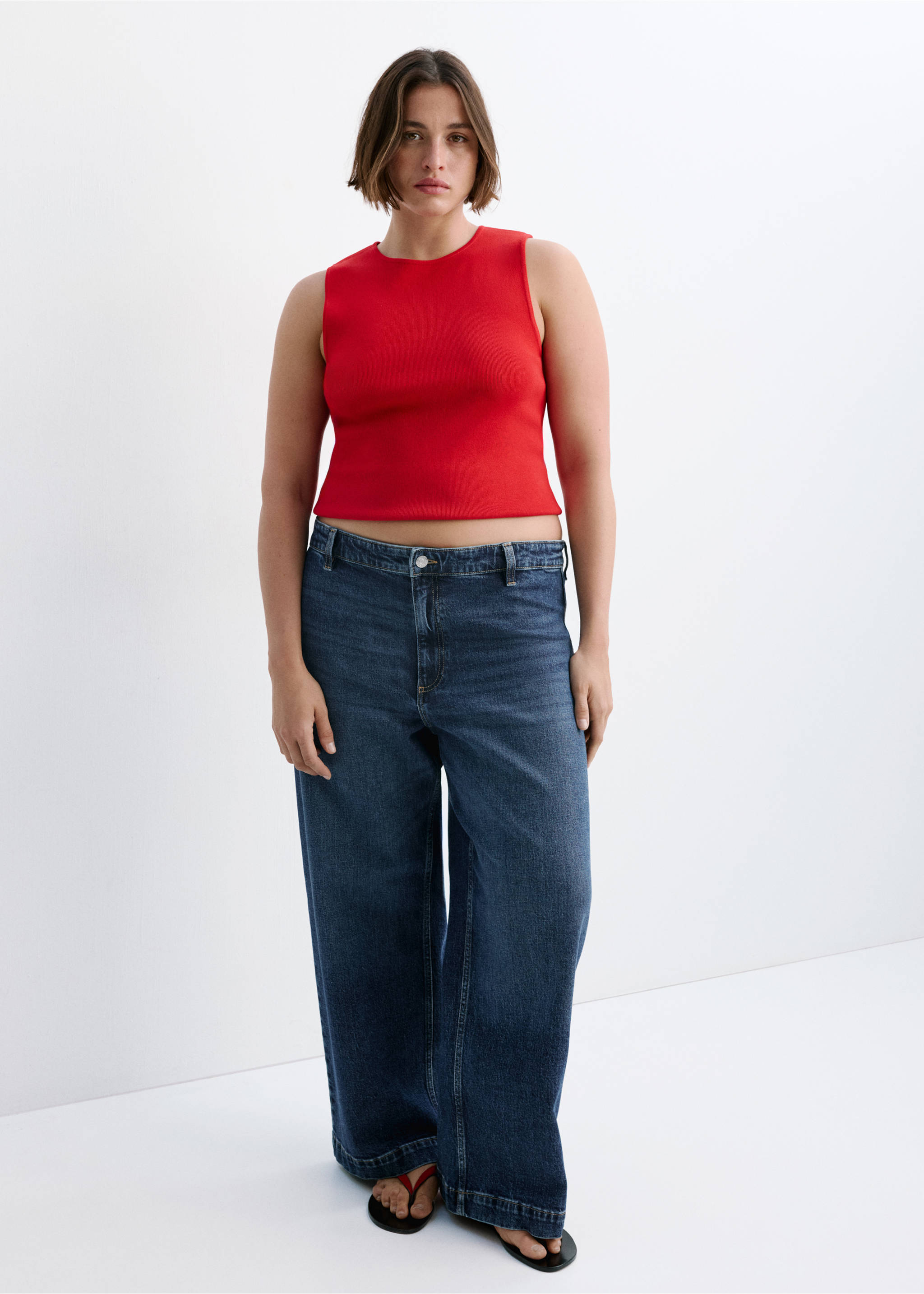 Jeans catherin - Details of the article 3, Dark Blue. Ref: 37024082-00.