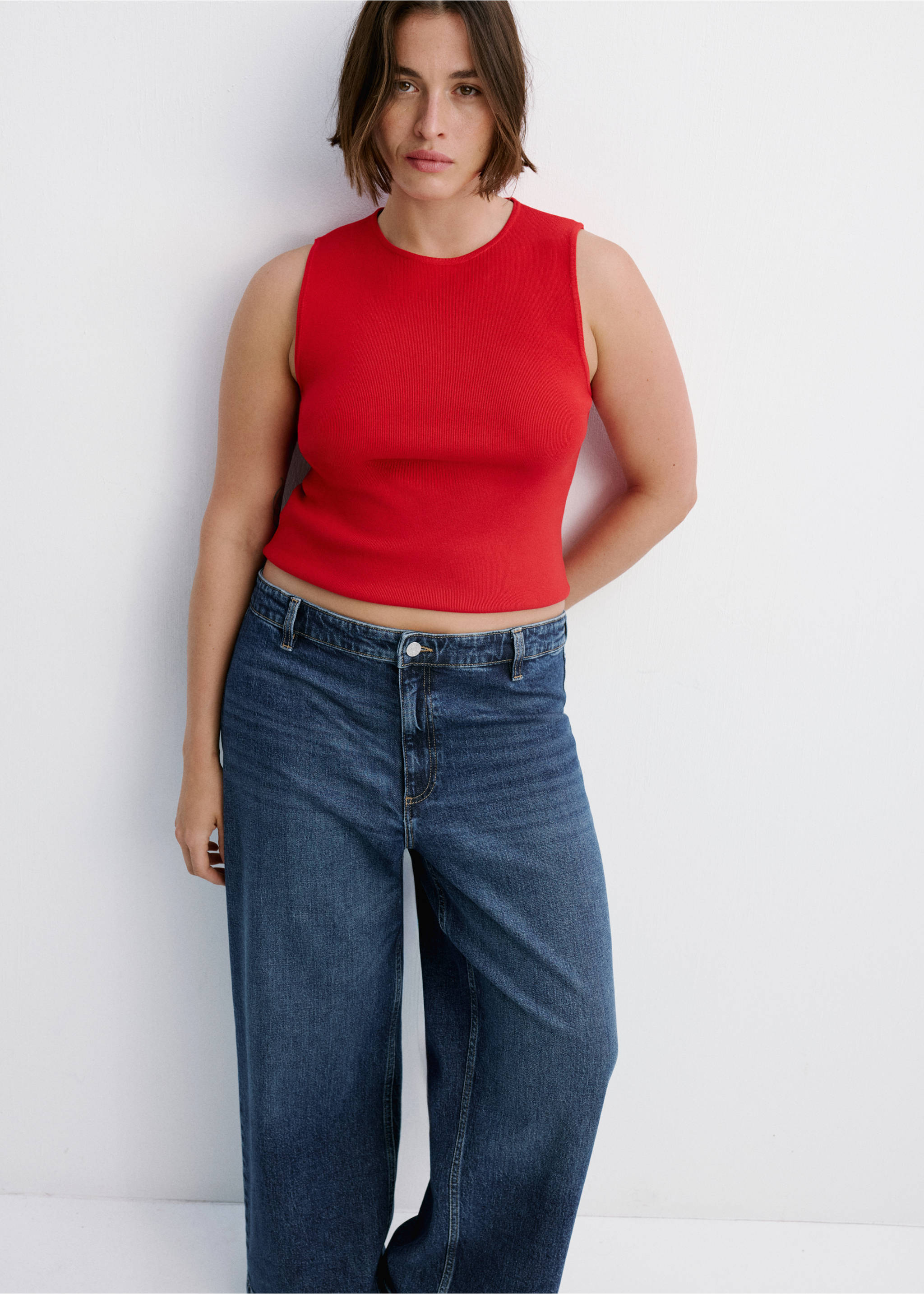 Jeans catherin - Details of the article 5, Dark Blue. Ref: 37024082-00.