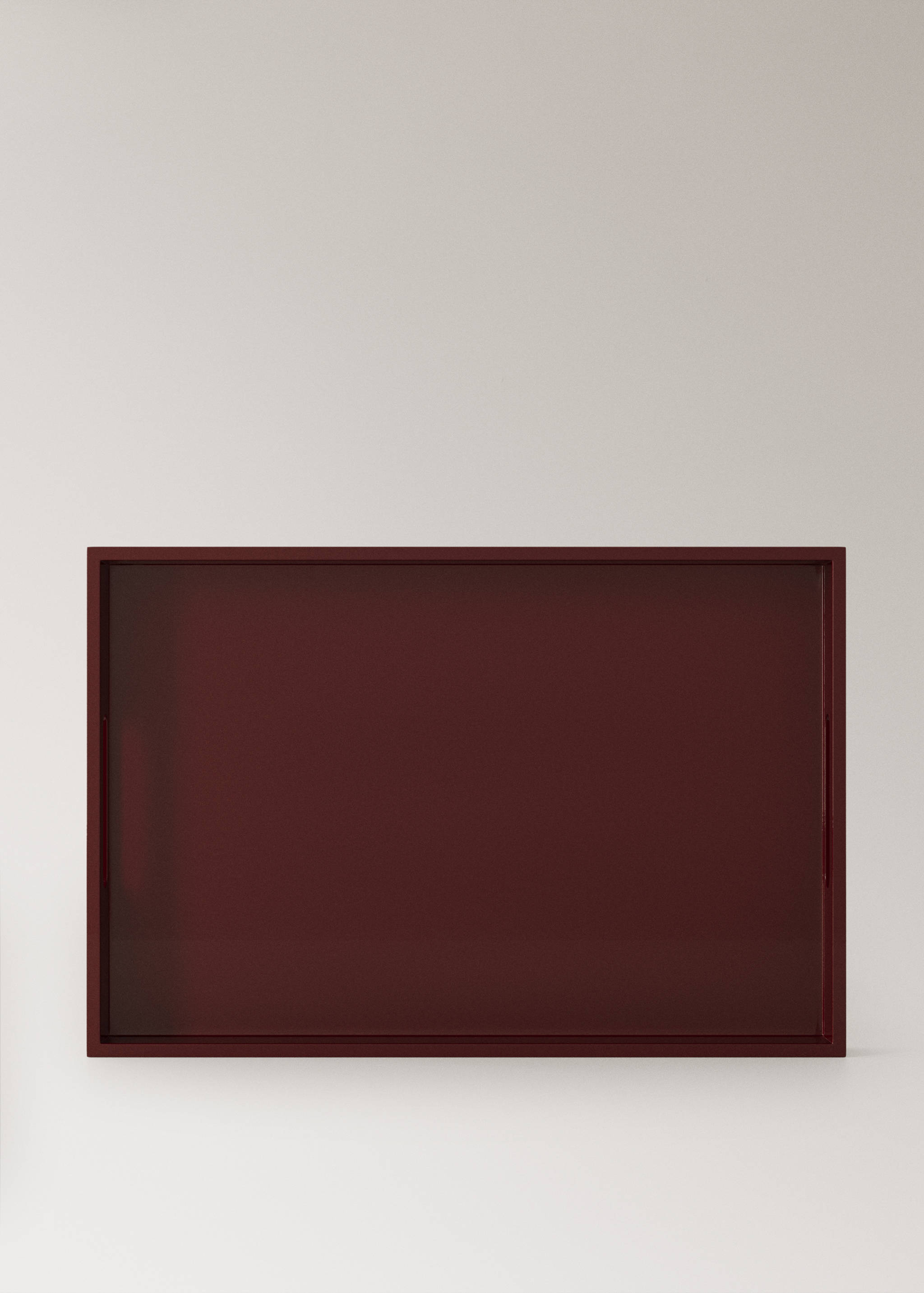 Medium rectangular lacquered tray - Article without model