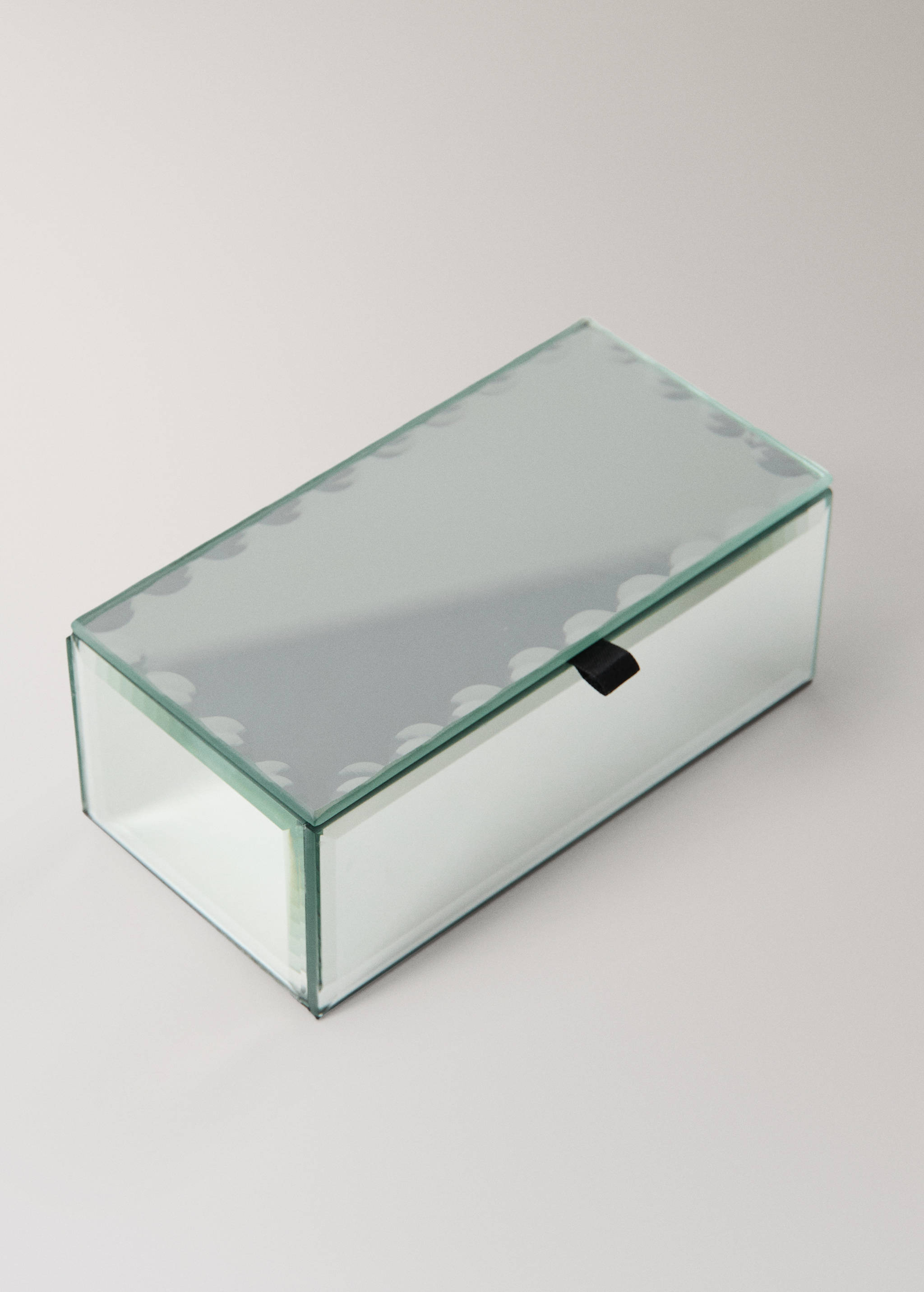 Rectangular mirror-effect box - Details of the article 1