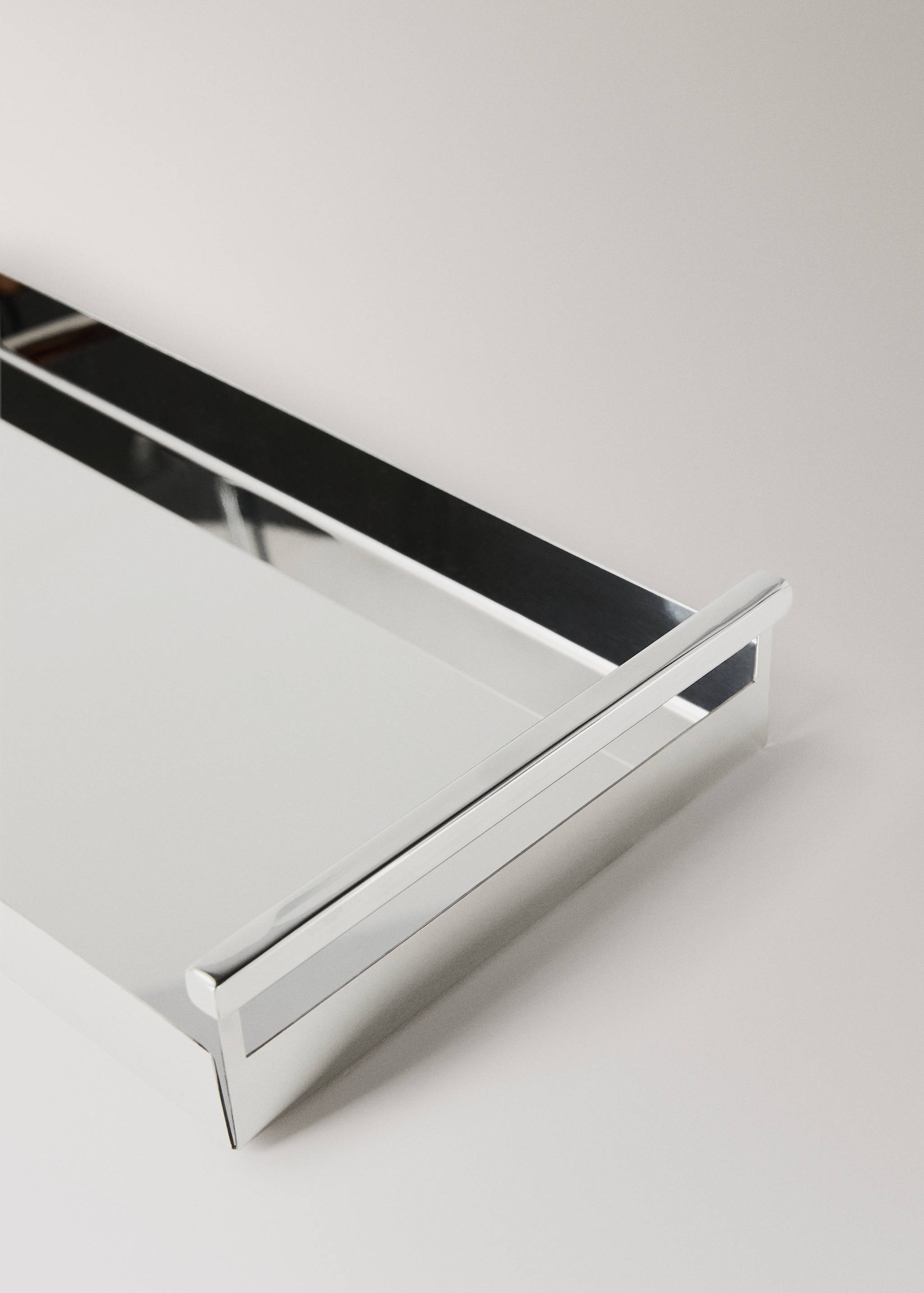 Large rectangular stainless steel tray - Details of the article 2