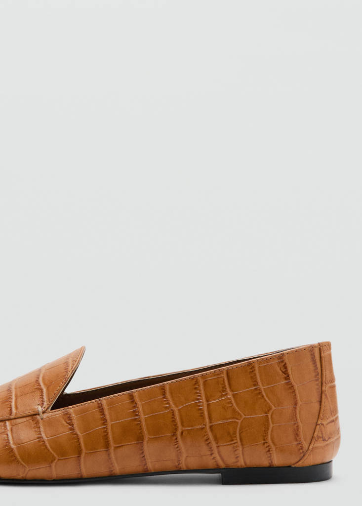 Leather loafers — Cognac
