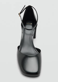 Patent-effect stiletto-heel shoes — Black 4