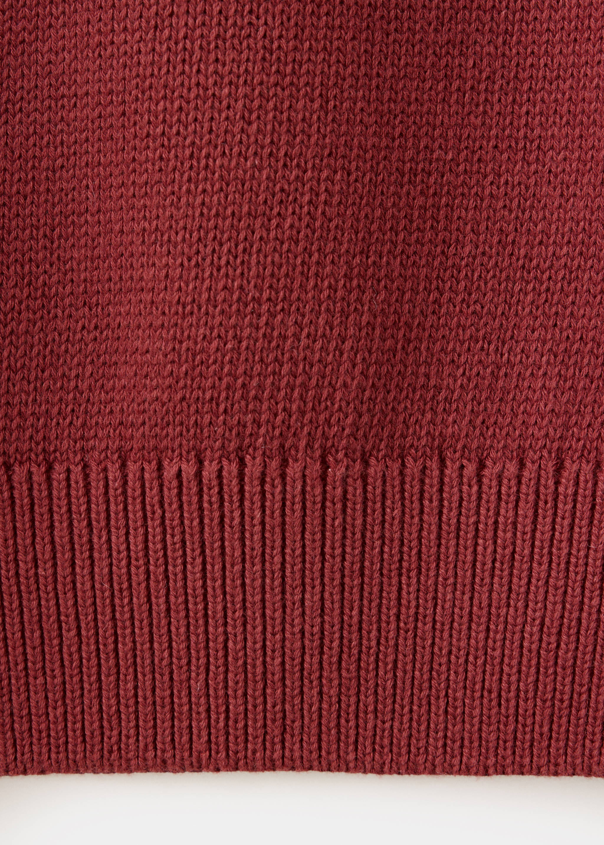 Gestrickter Pullover mit überkreuztem Ausschnitt - Detail des Artikels 0