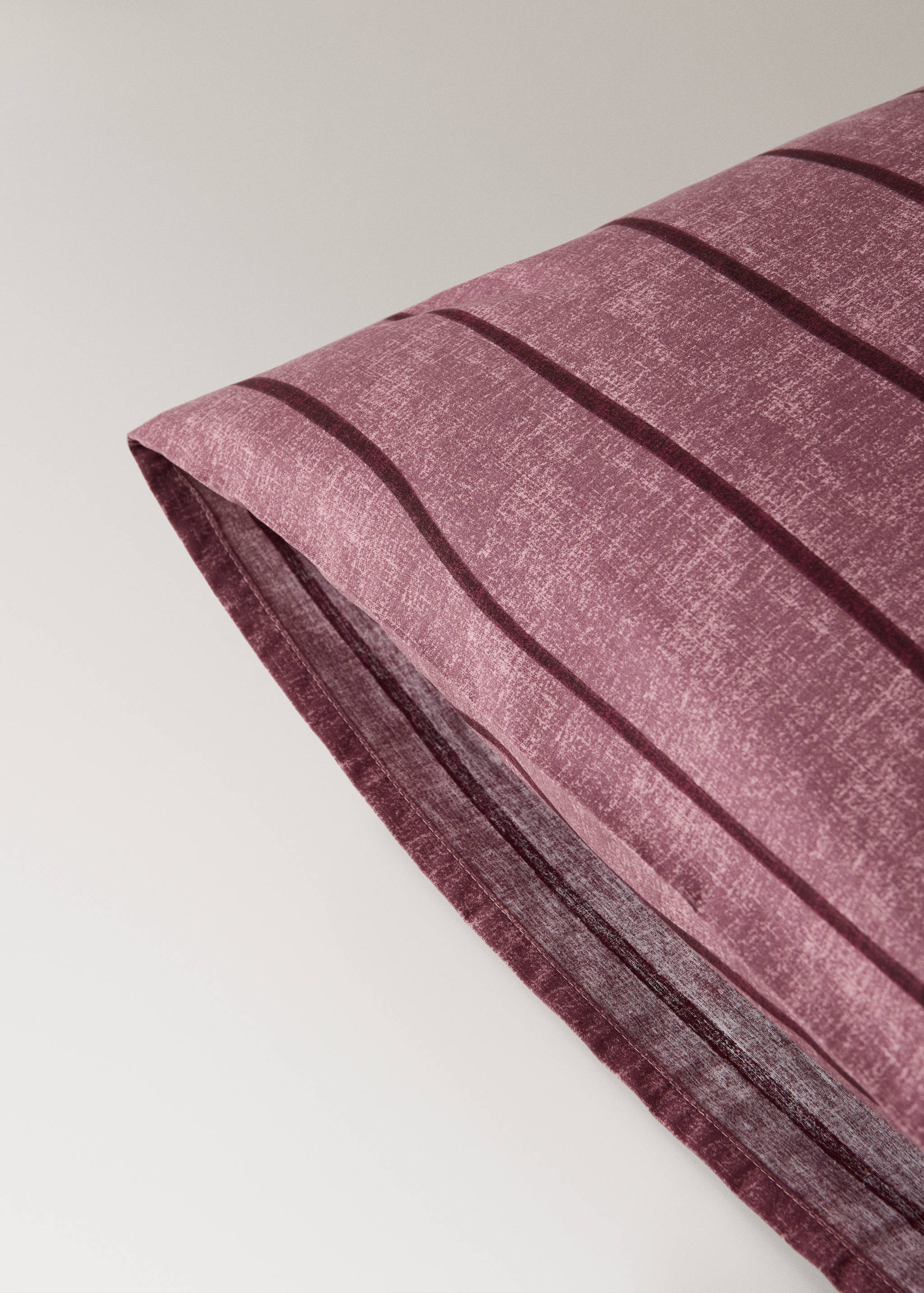 Pack de 2 fundas almohadas 100% algodón rayas 50x75 cm - Detalle del artículo 2