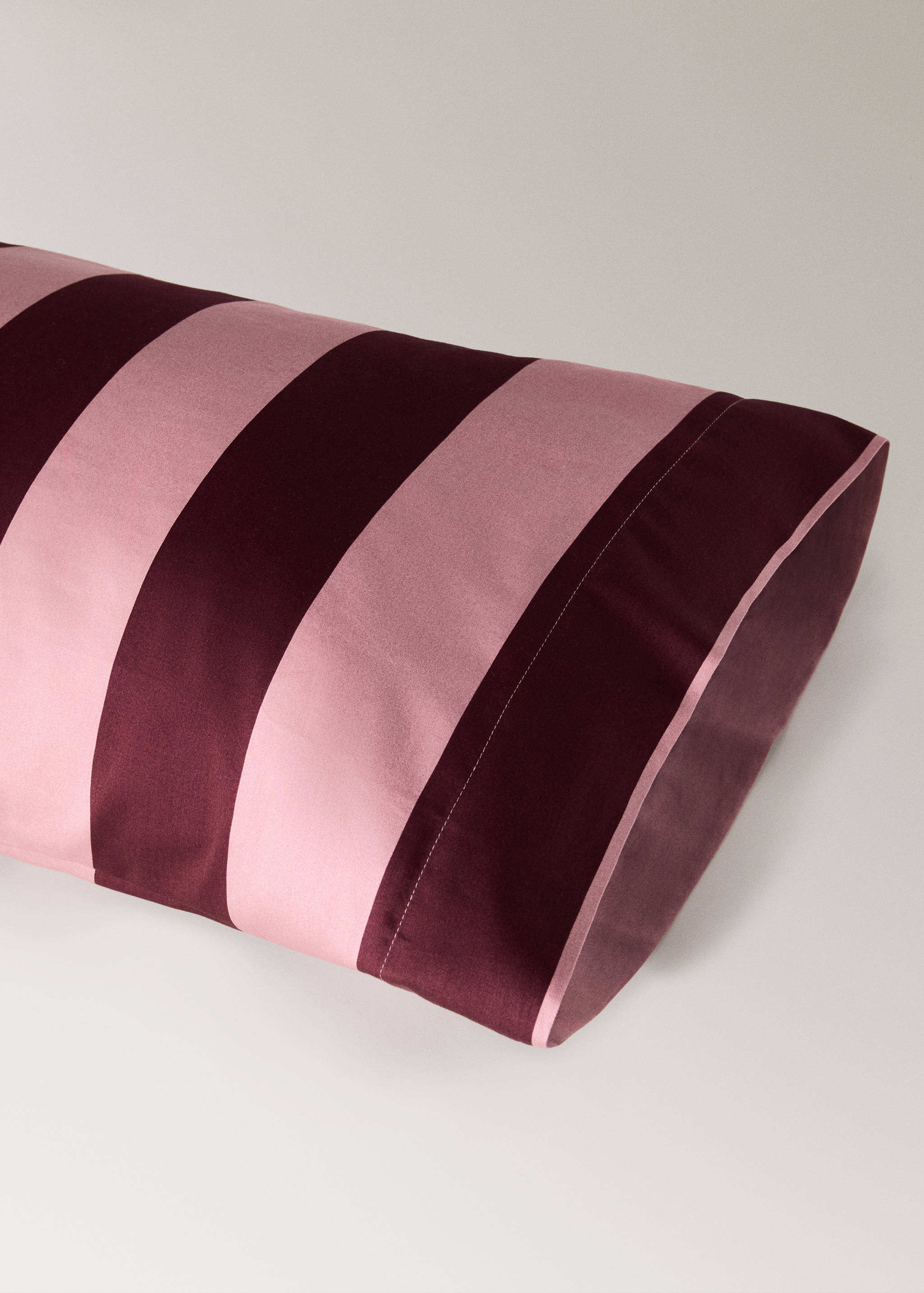 Wide watercolour stripe pillowcase 50x75 cm - Details of the article 2