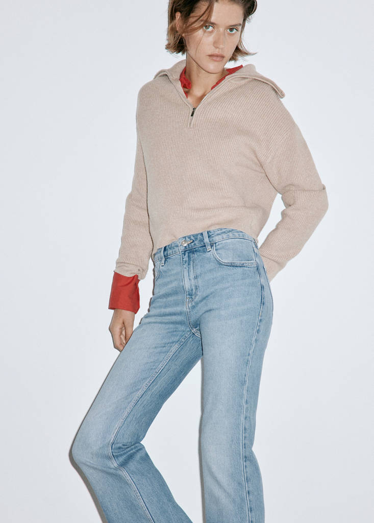 Fiona flared mid-rise jeans — Medium Blue