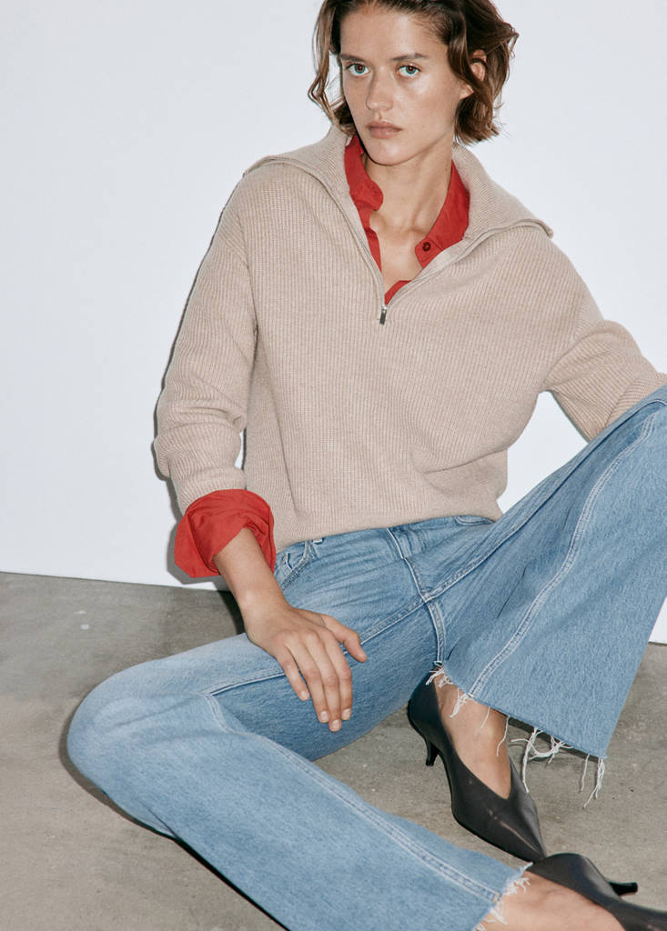 Fiona flared mid-rise jeans — Medium Blue