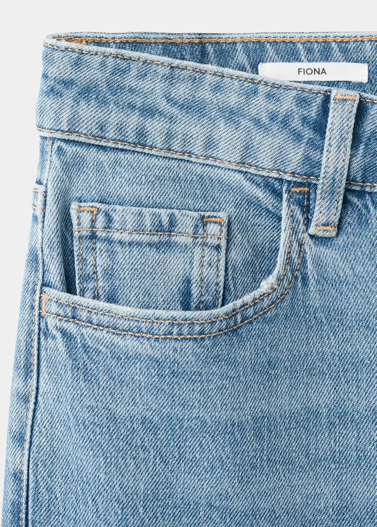 Fiona flared mid-rise jeans — Medium Blue