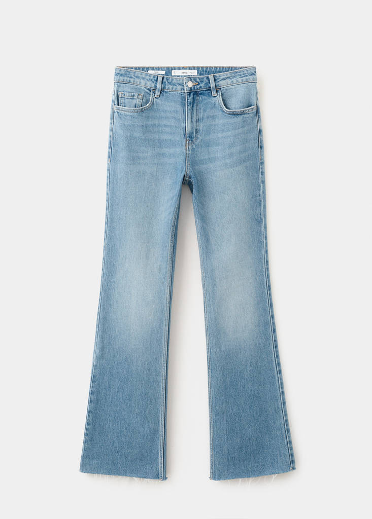 Fiona flared mid-rise jeans — Medium Blue
