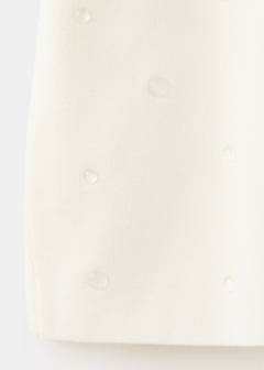 Short-sleeve beaded sweater — Ecru 7
