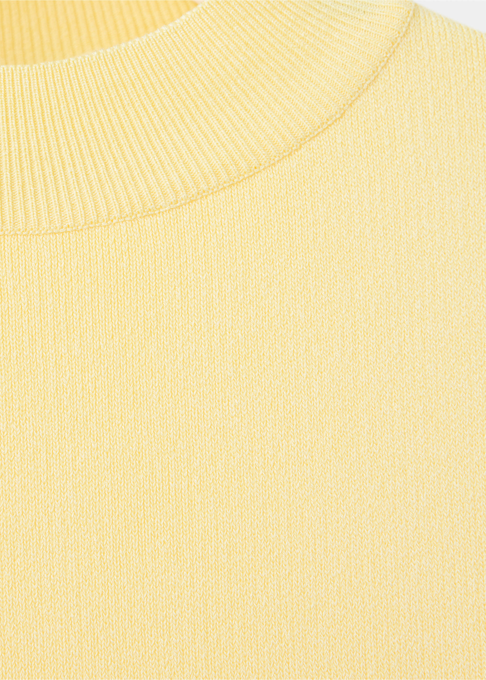 Jersey manga corta cuello perkins - Detalle del artículo 8, Vainilla. Ref: 37024115-00.